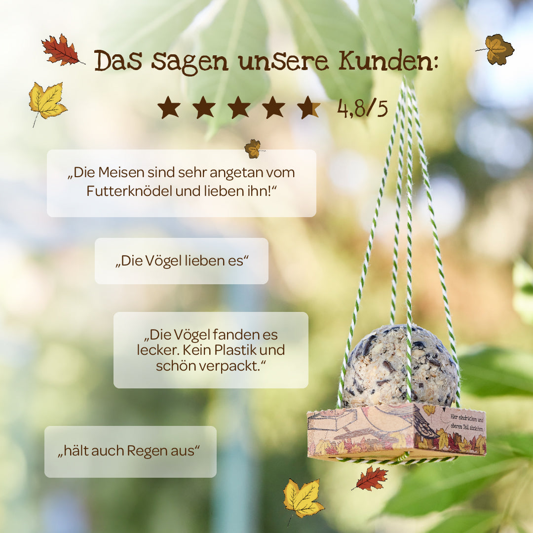 Leckerbissen "Würmchen" – Futterknödel