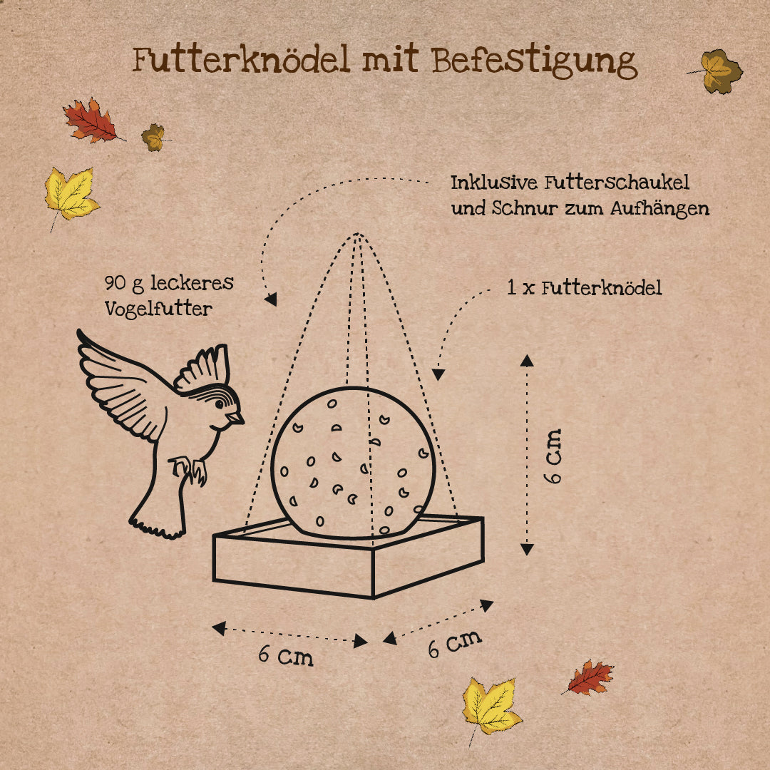 Leckerbissen "Würmchen" – Futterknödel