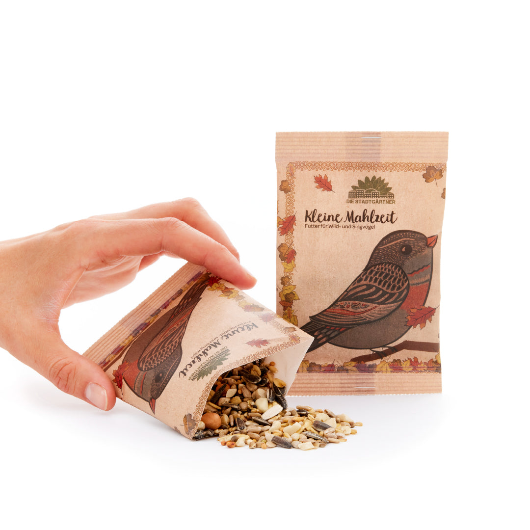 Kleine Mahlzeit – Vogelfutter