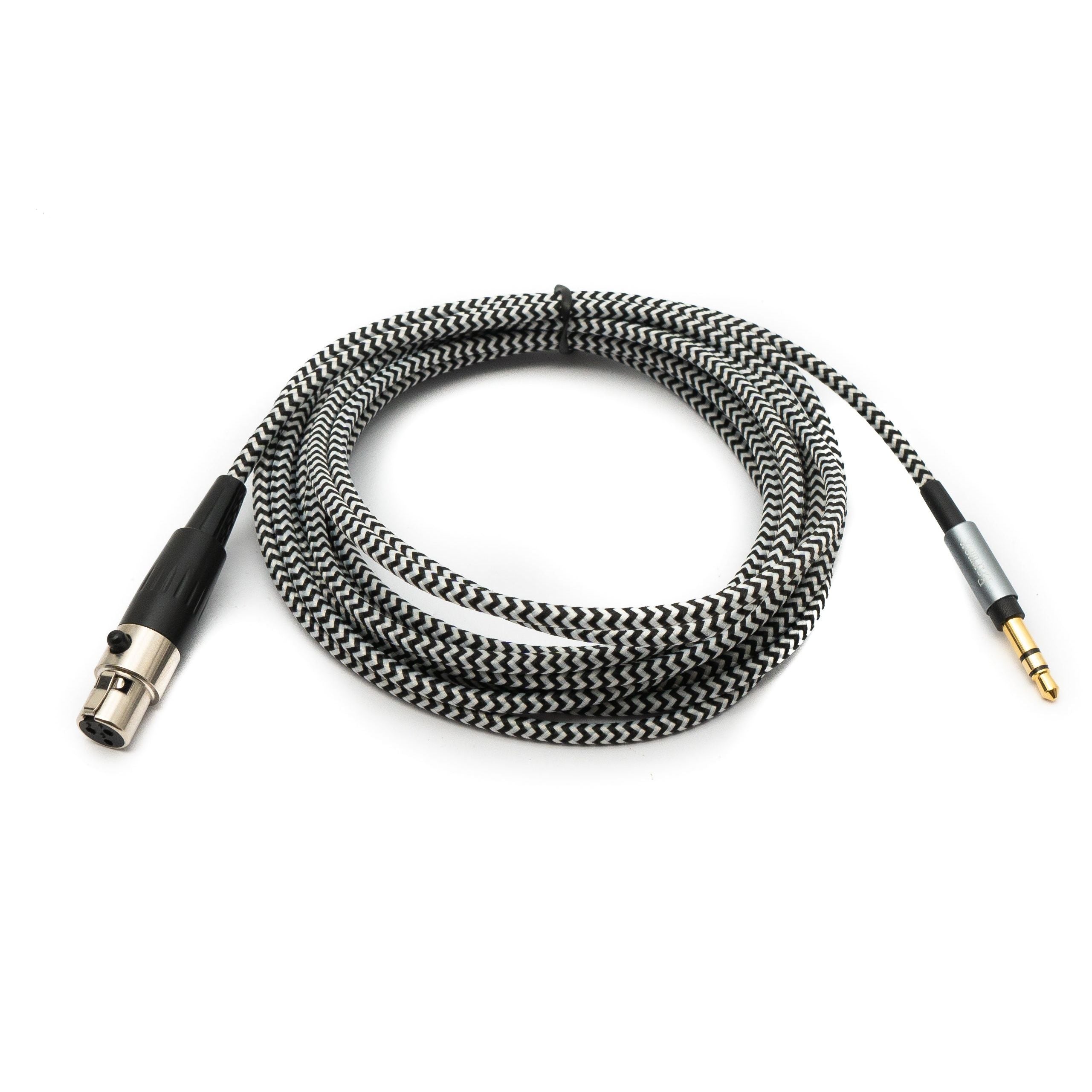 Systemhaus Zakaria Geflochtenes Audio Kabel 3 Meter Länge Klinke Dreieinhalb Millimeter Zu Mini XLR