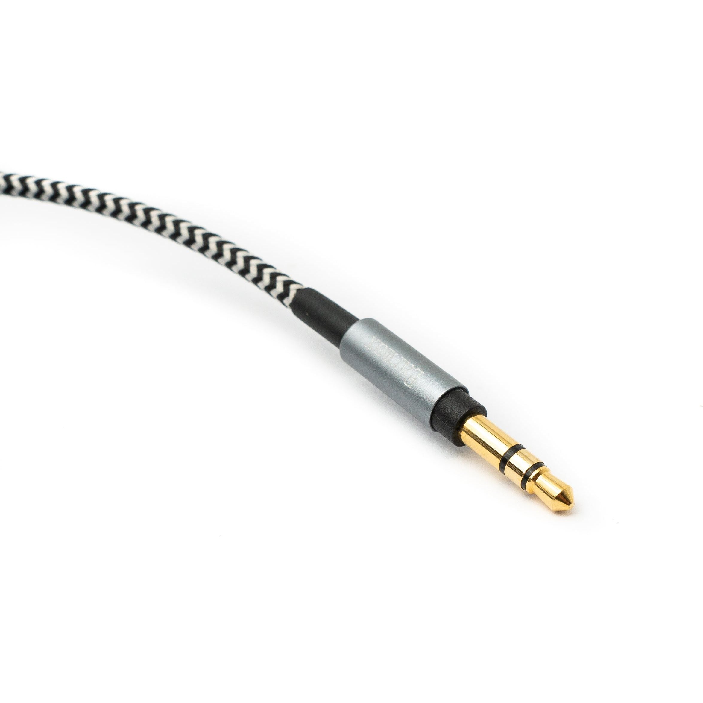 Systemhaus Zakaria Geflochtenes Audio Kabel 3 Meter Länge Klinke Dreieinhalb Millimeter Zu Mini XLR