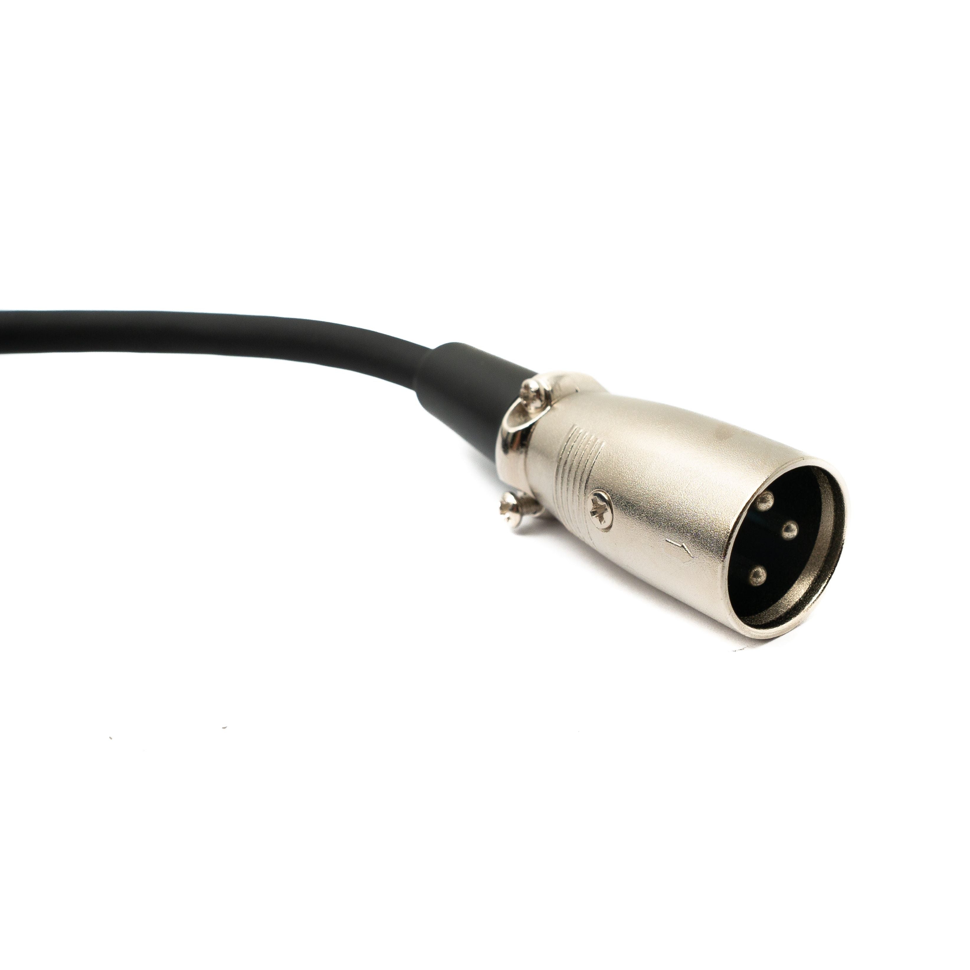 Klinkenkabel 6,35 Mm Zu XLR Stecker Schwarz 100 cm Länge Profi Audio Kabel Für Studio Aufnahmen