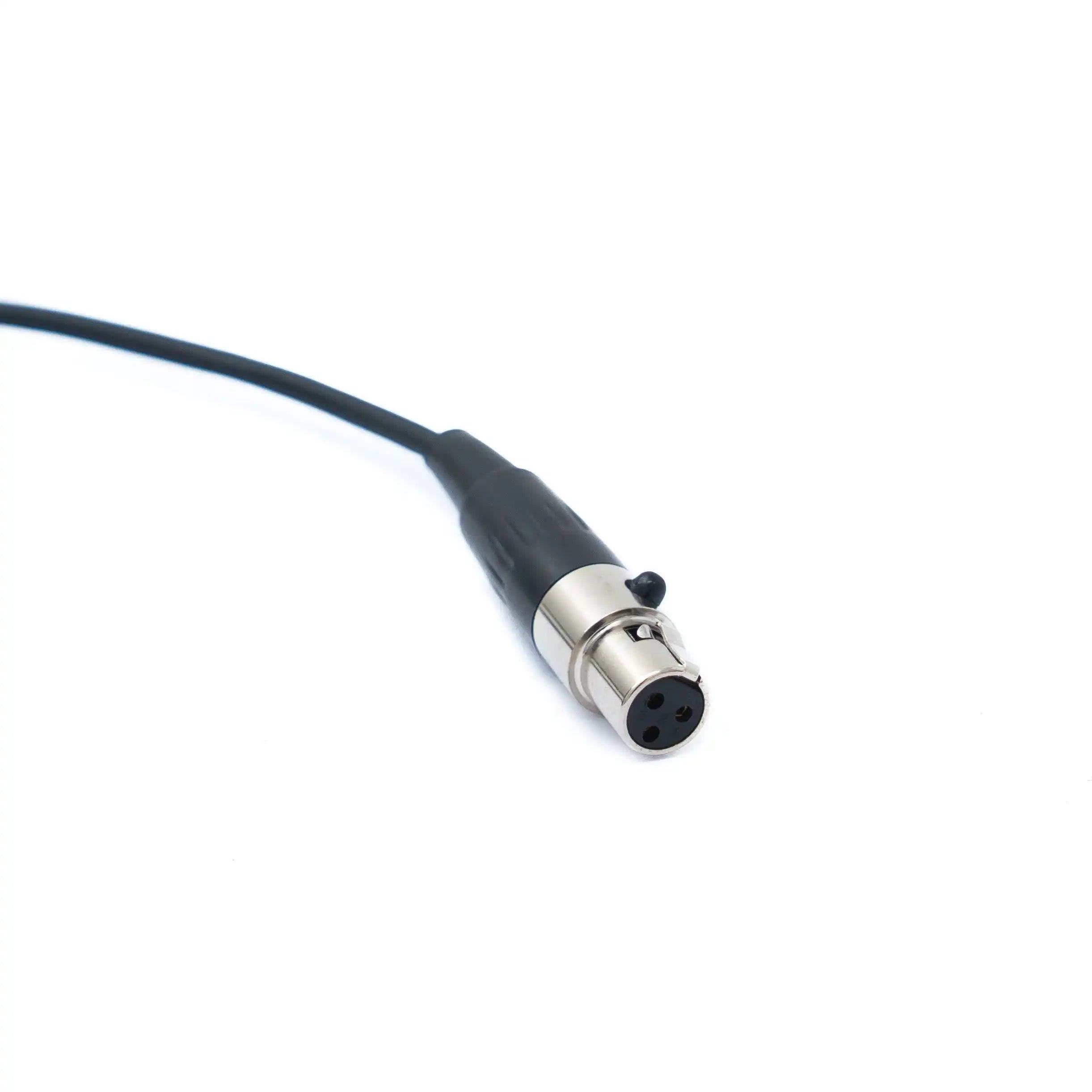 SYSTEM-S Audio Kabel 50 cm Mini XLR 3 polig Buchse zu XLR 3 polig Buchse Schwarz