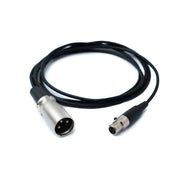 System S Audio Kabel 150 Cm Mini XLR Drei Polig Buchse Zu XLR Drei Polig Stecker Schwarz