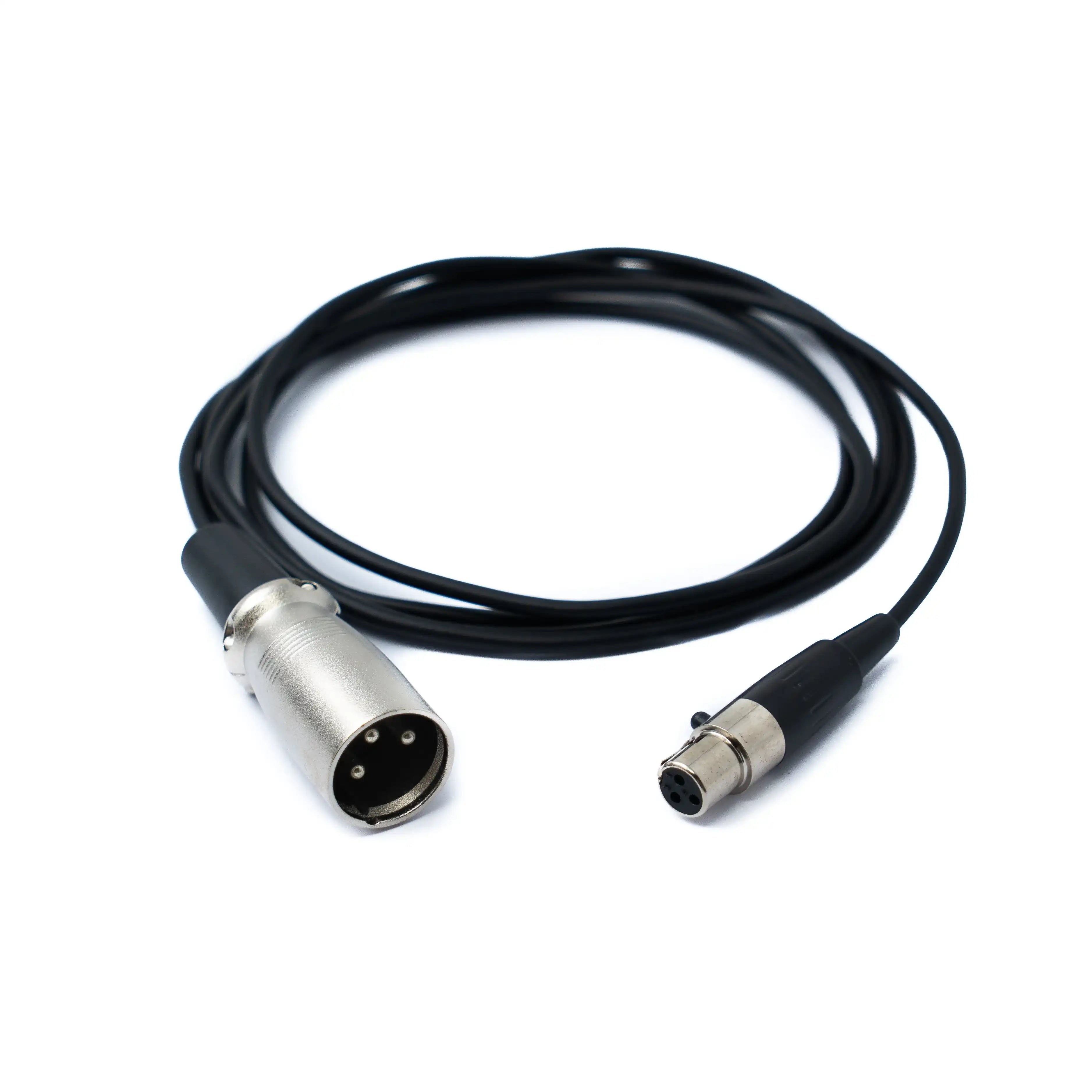 System S Audio Kabel 150 Cm Mini XLR Drei Polig Buchse Zu XLR Drei Polig Stecker Schwarz