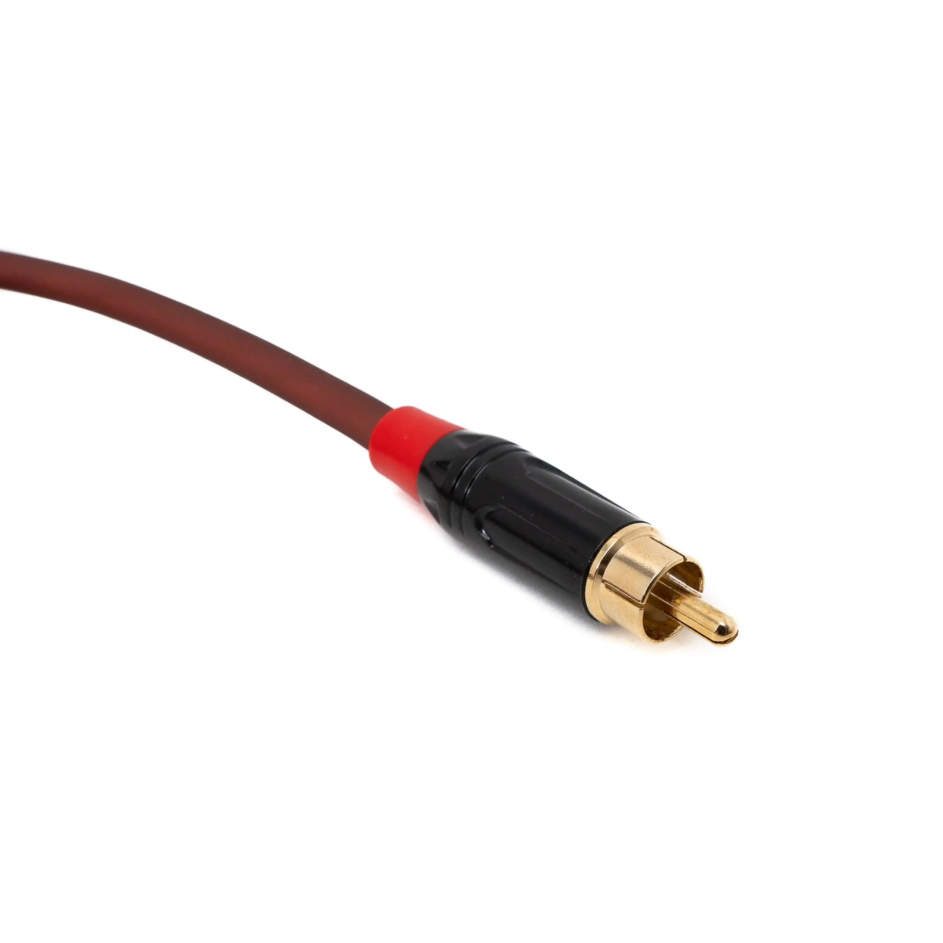 System S Cinch RCA Kabel Rot 100 Cm Von Stecker Broadcast Zu XLR 3Pol Buchse Audio Kabel