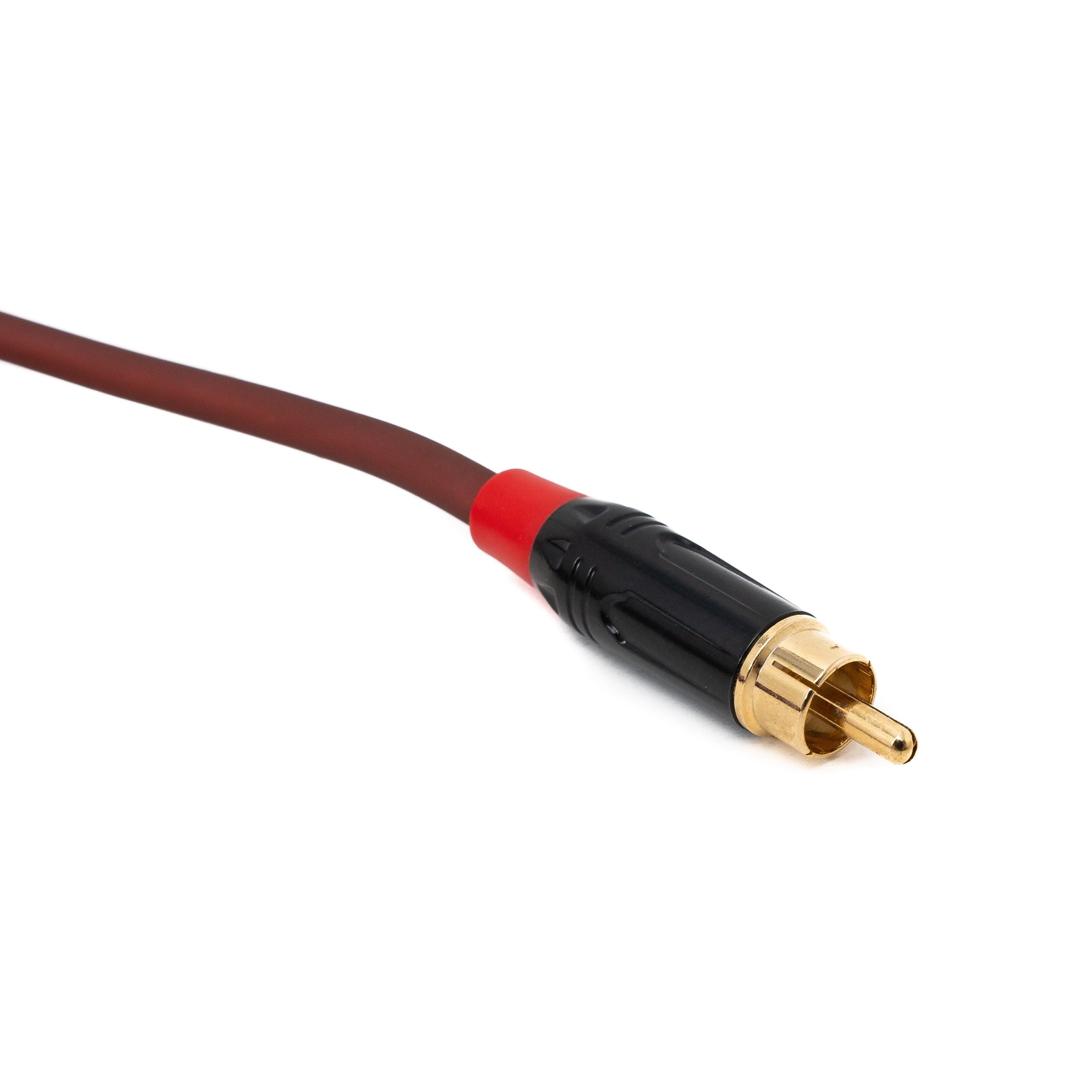 System-S Cinch RCA Kabel 3 m Rot XLR 3Polig Buchse Profi Audio Verbindungen Für Studio
