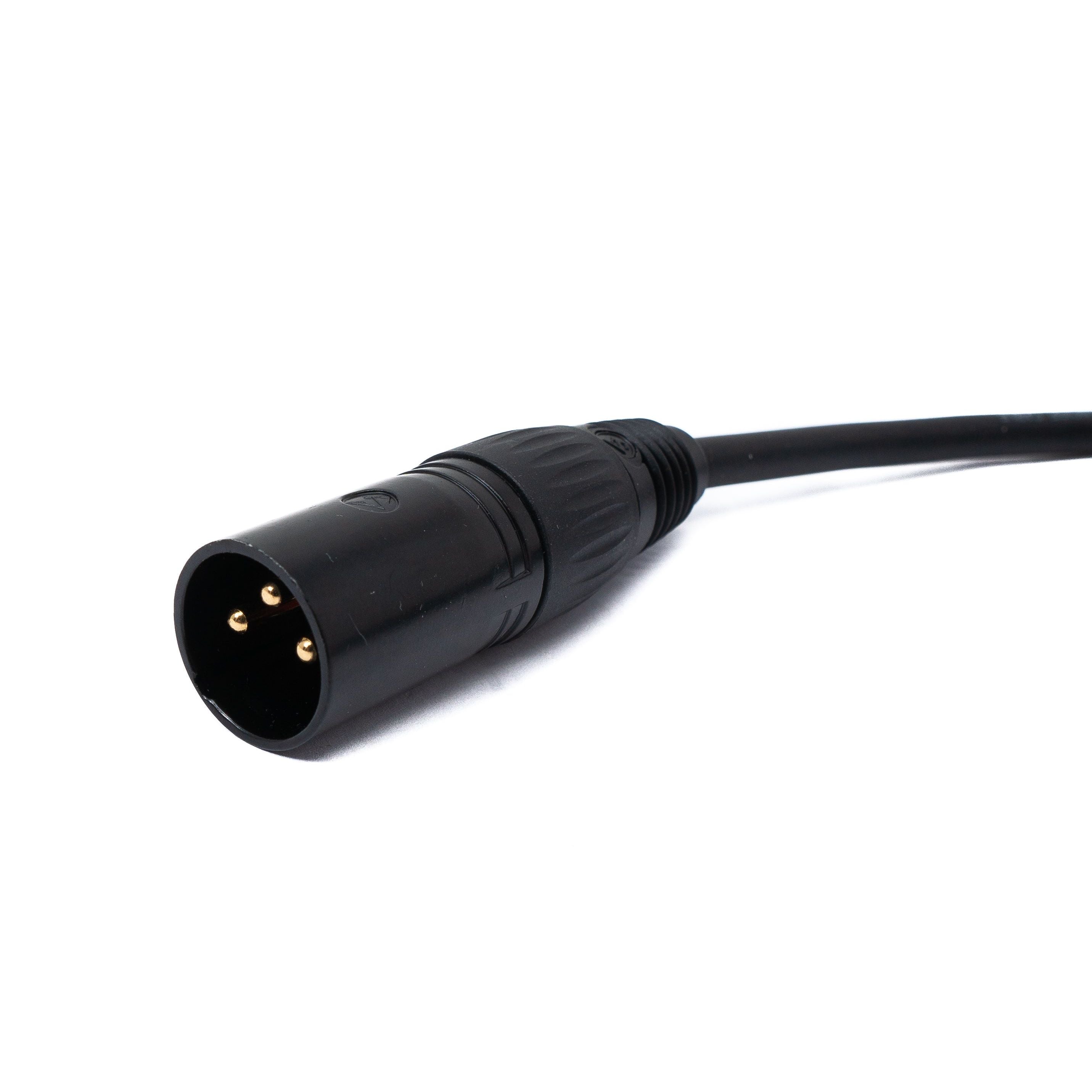 Audio Kabel XLR 3-Polig Stecker Zu Stecker Schwarz 3 m Profi Kabel Hochwertig Länge 3 Meter