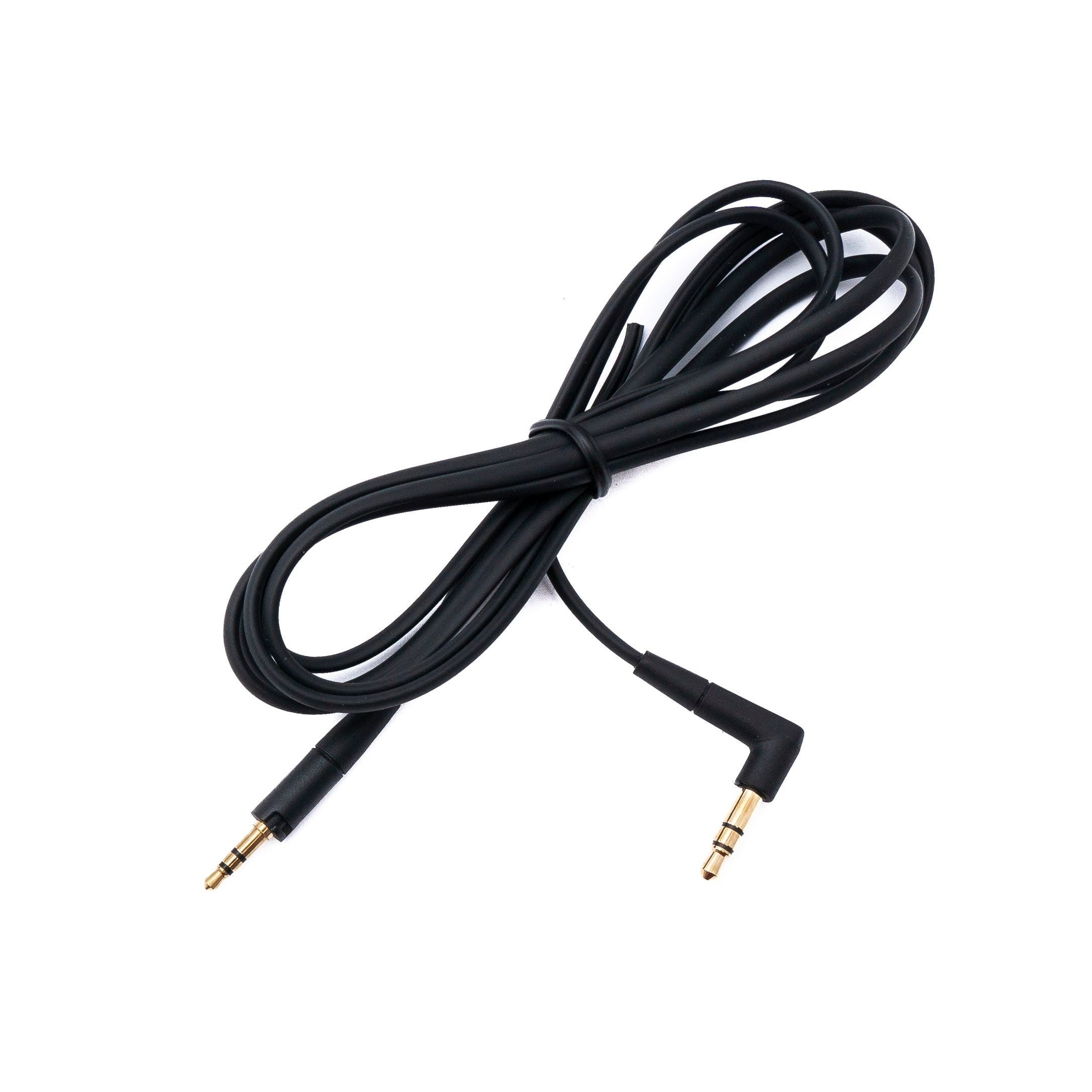 SYSTEM-S Audio Klinke Kabel 150 Zentimeter 3,5 Millimeter TRRS Zu TRS Winkel AUX Schwarz