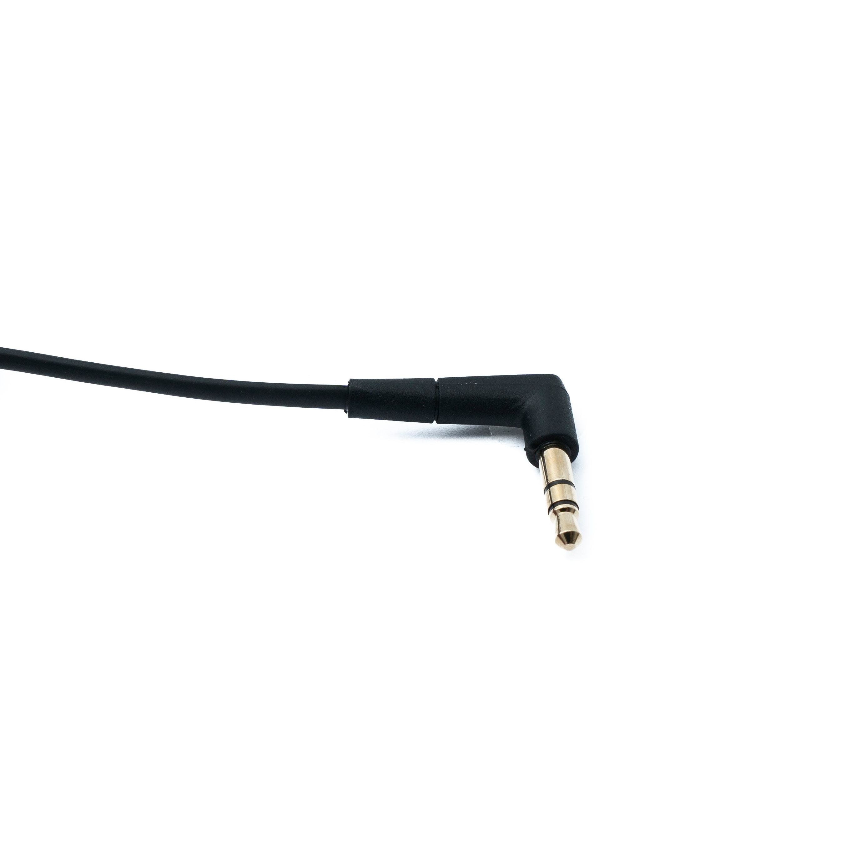 SYSTEM-S Audio Klinke Kabel 150 Zentimeter 3,5 Millimeter TRRS Zu TRS Winkel AUX Schwarz