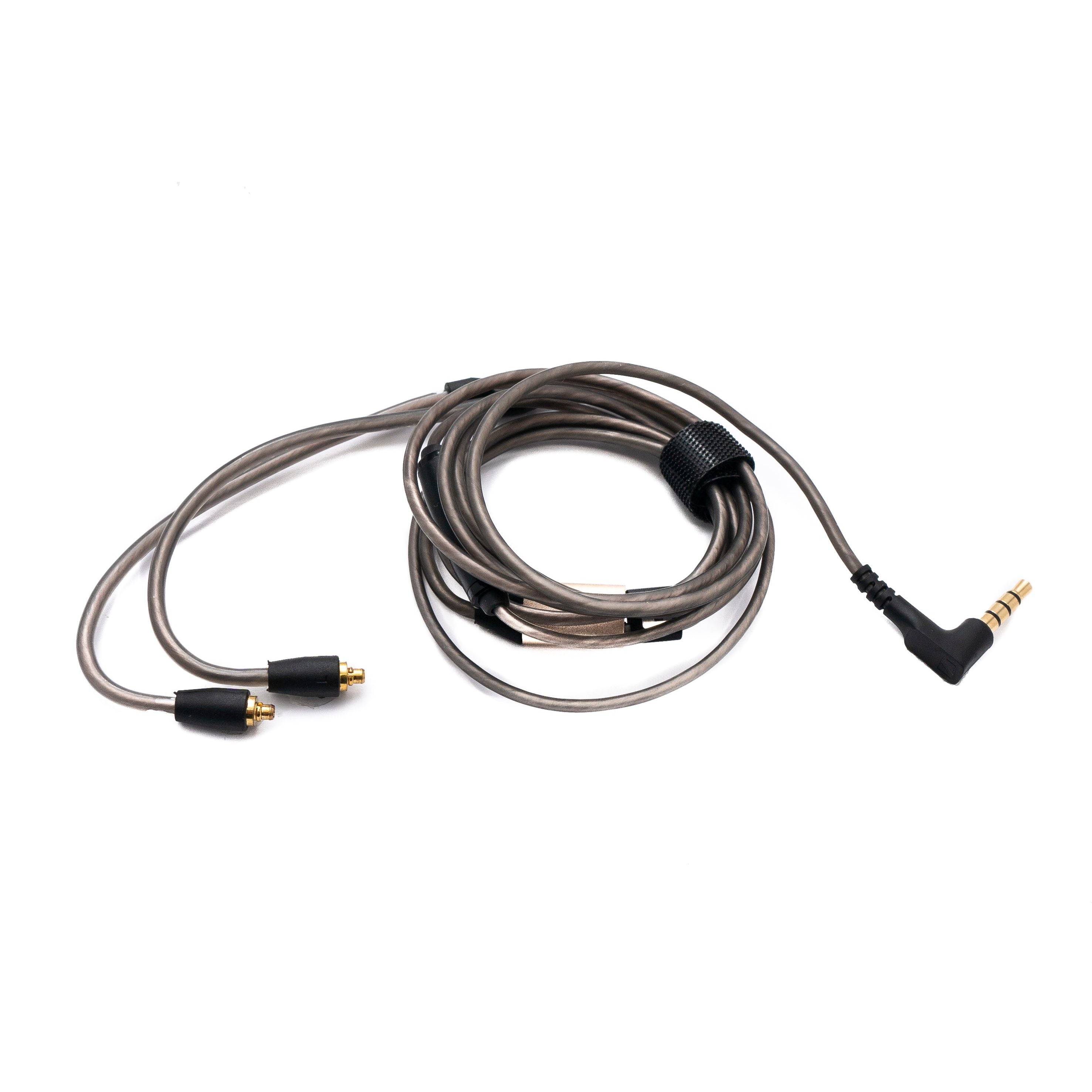 System-S Audio Ersatzkabel 120 cm Mit Integriertem Mikrofon TRRS 3,5 mm Für Sennheiser Kopfhörer