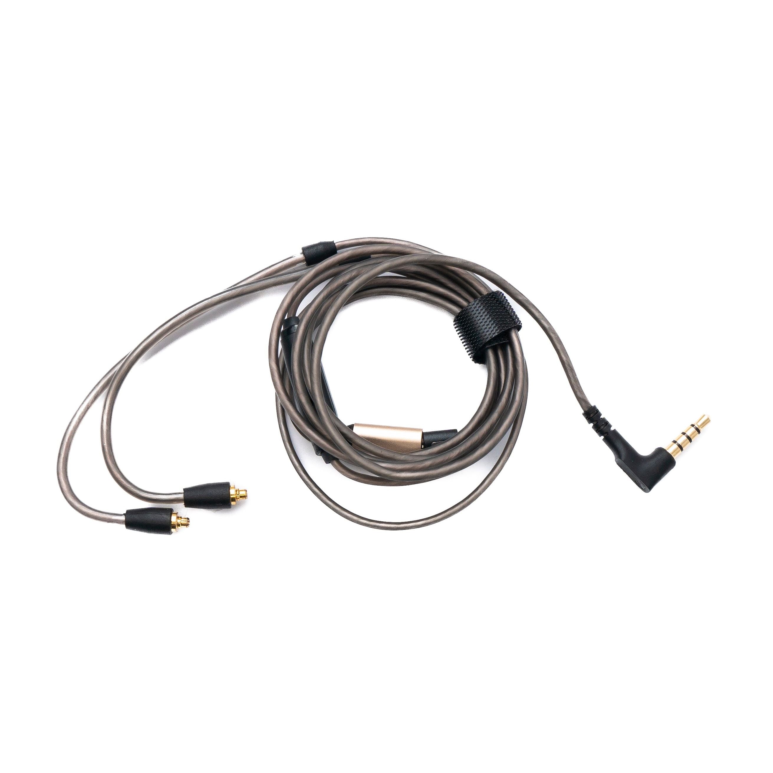 System-S Audio Ersatzkabel 120 cm Mit Integriertem Mikrofon TRRS 3,5 mm Für Sennheiser Kopfhörer