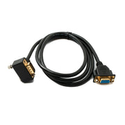 D Sub15 VGA Kabel 150 cm Winkelstecker Zu DB15 Buchse HD Video Anschlusskabel Universell Kompatibel