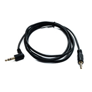 Systemhaus Zakaria SYSTEM-S Audio Klinke Kabel 3,5 mm TRS Winkelstecker 180 cm Schwarz