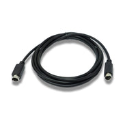 S-Video Kabel 180 cm DIN 4-Pin Stecker Zu Stecker Schwarz Signalübertragung Für Profianwendungen