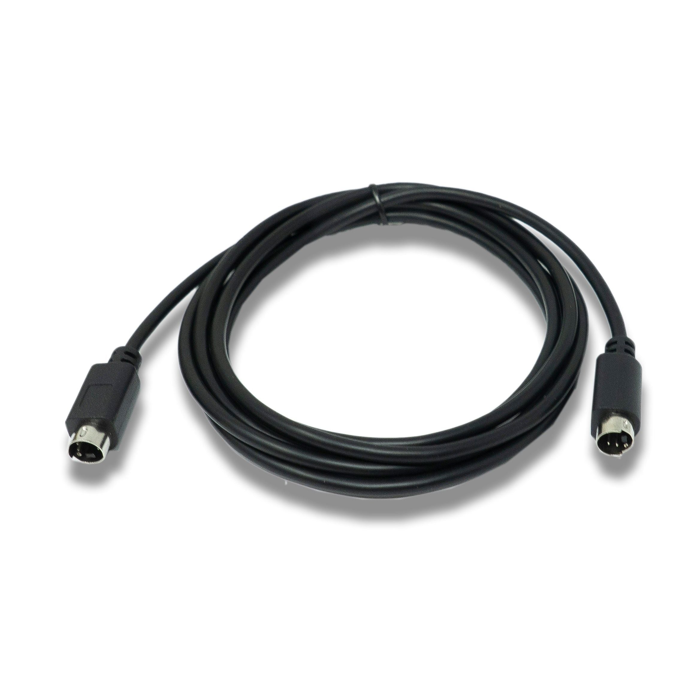 S-Video Kabel 180 cm DIN 4-Pin Stecker Zu Stecker Schwarz Signalübertragung Für Profianwendungen