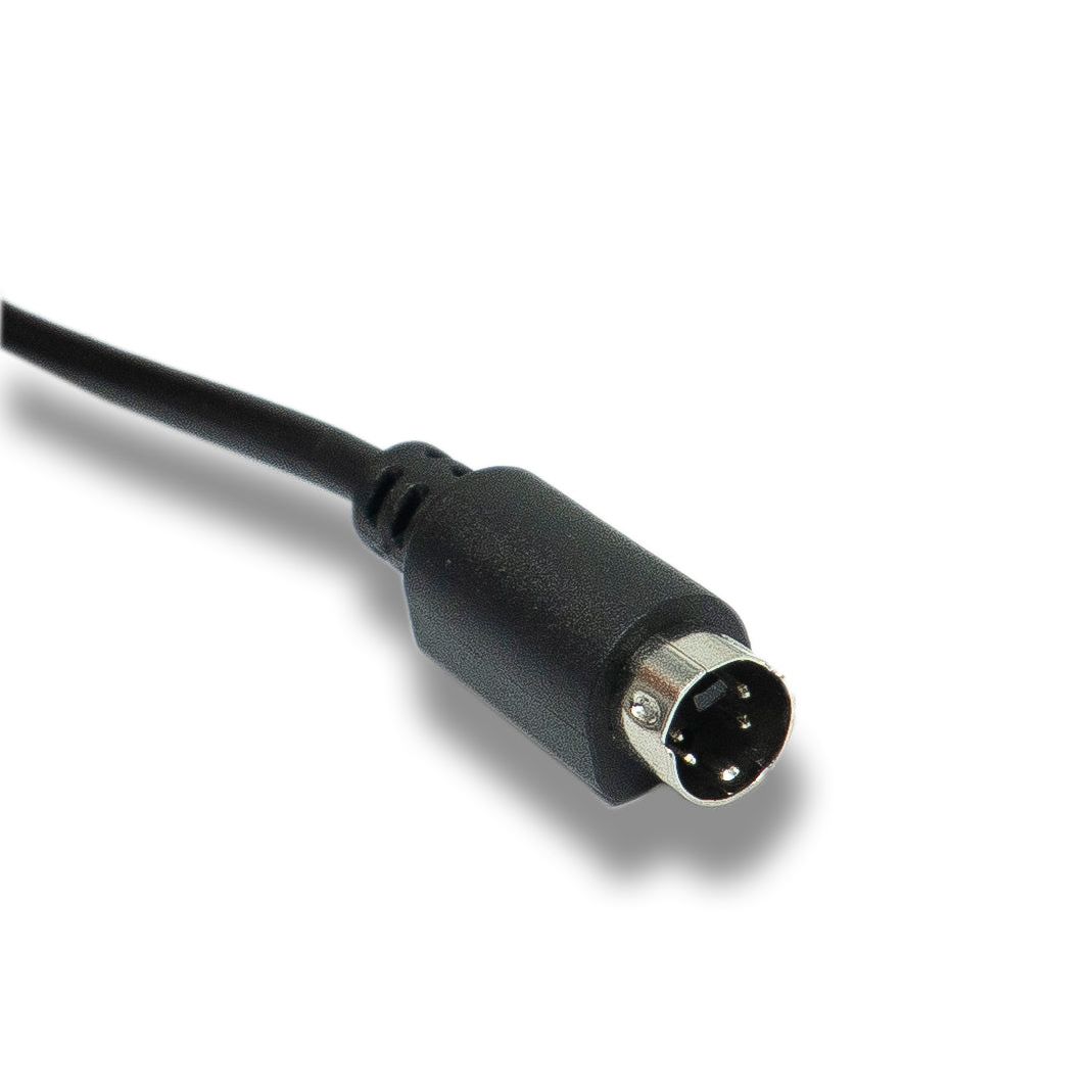 S-Video Kabel 180 cm DIN 4-Pin Stecker Zu Stecker Schwarz Signalübertragung Für Profianwendungen