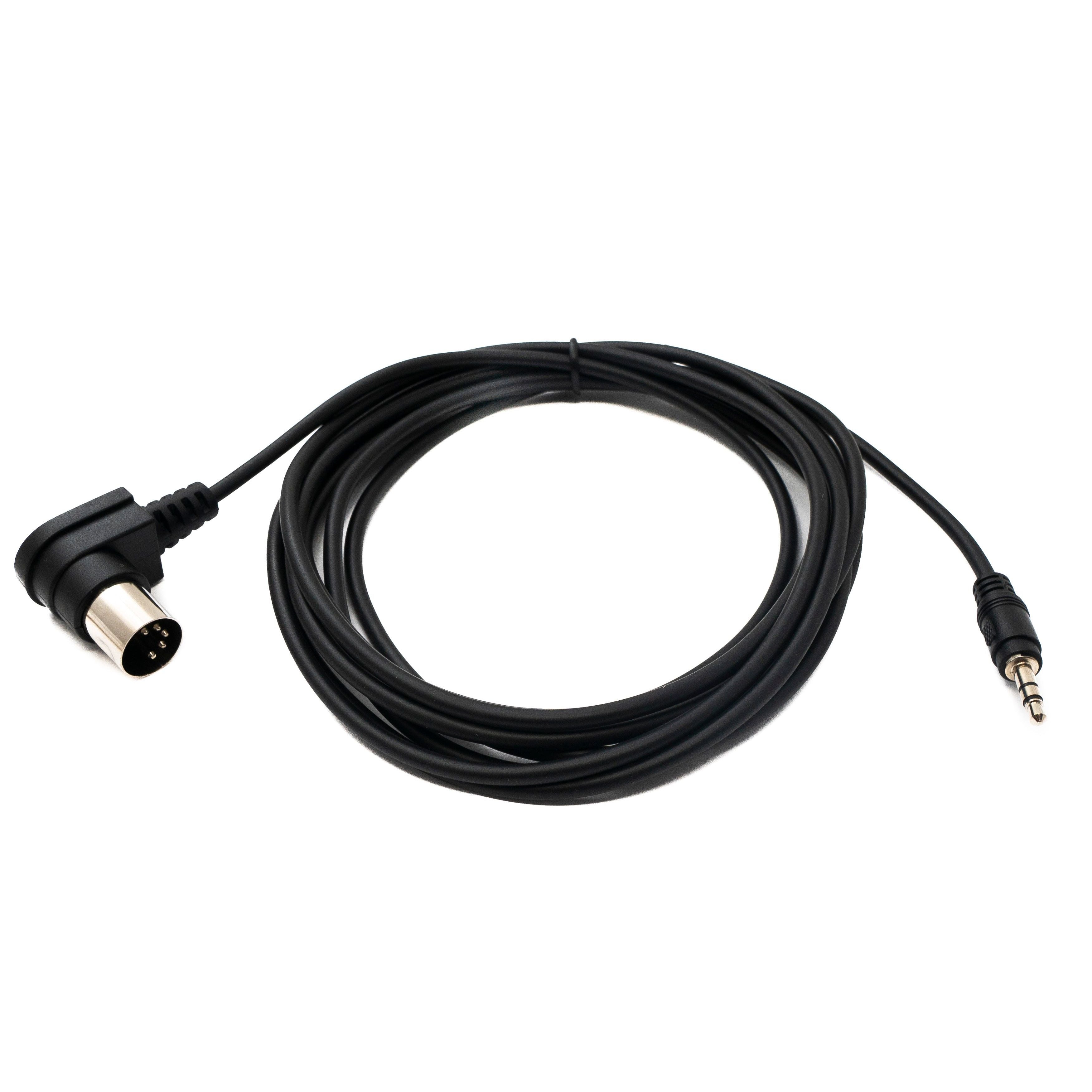 MIDI Kabel 3 m DIN 5 Pin Stecker Auf 3,5 mm Klinke Winkel Nickelbeschichtete Stecker OFC Leiter