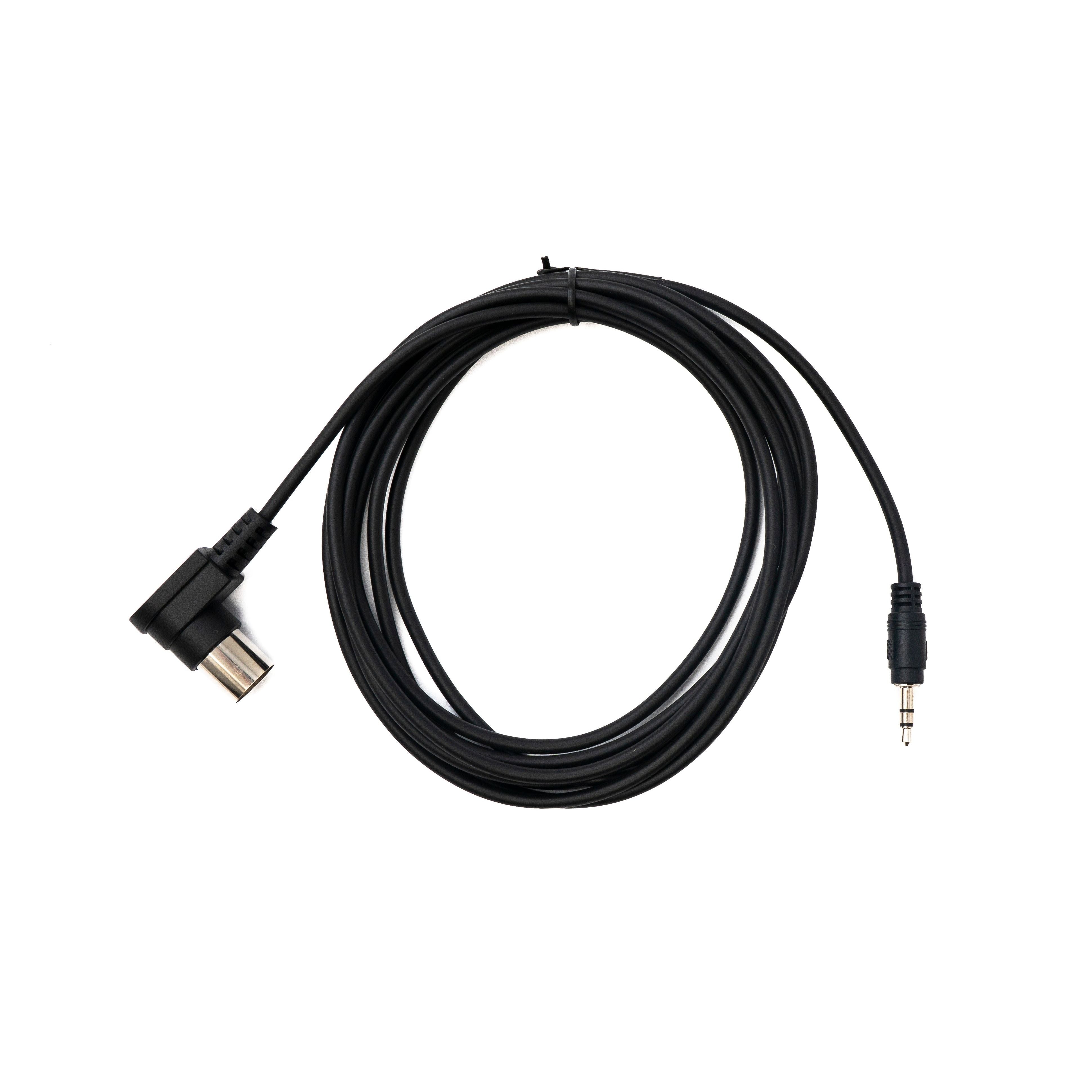 MIDI Kabel 3 m DIN 5 Pin Stecker Auf 3,5 mm Klinke Winkel Nickelbeschichtete Stecker OFC Leiter