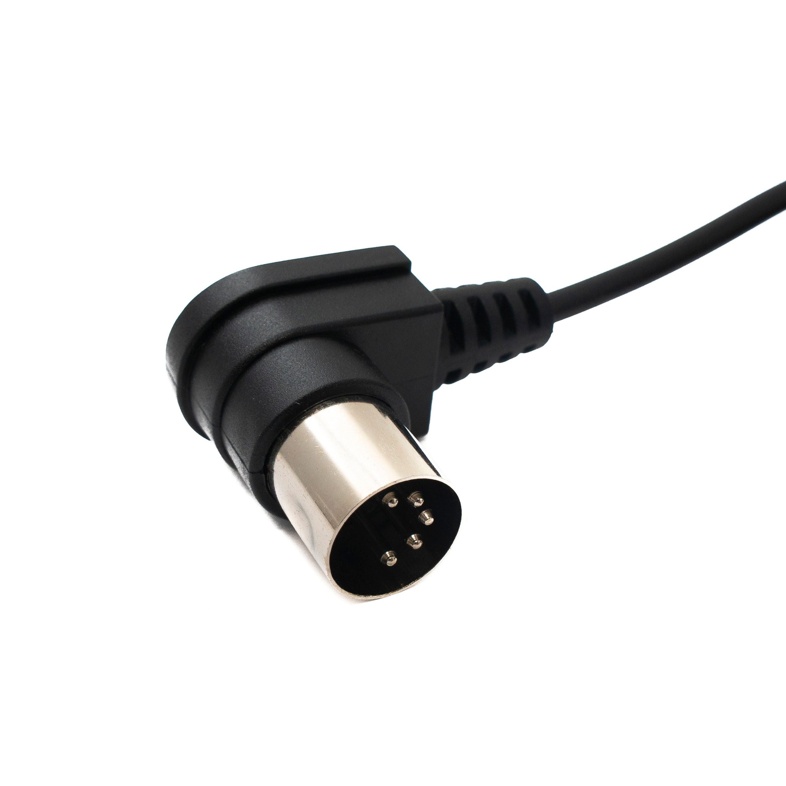 MIDI Kabel 3 m DIN 5 Pin Stecker Auf 3,5 mm Klinke Winkel Nickelbeschichtete Stecker OFC Leiter
