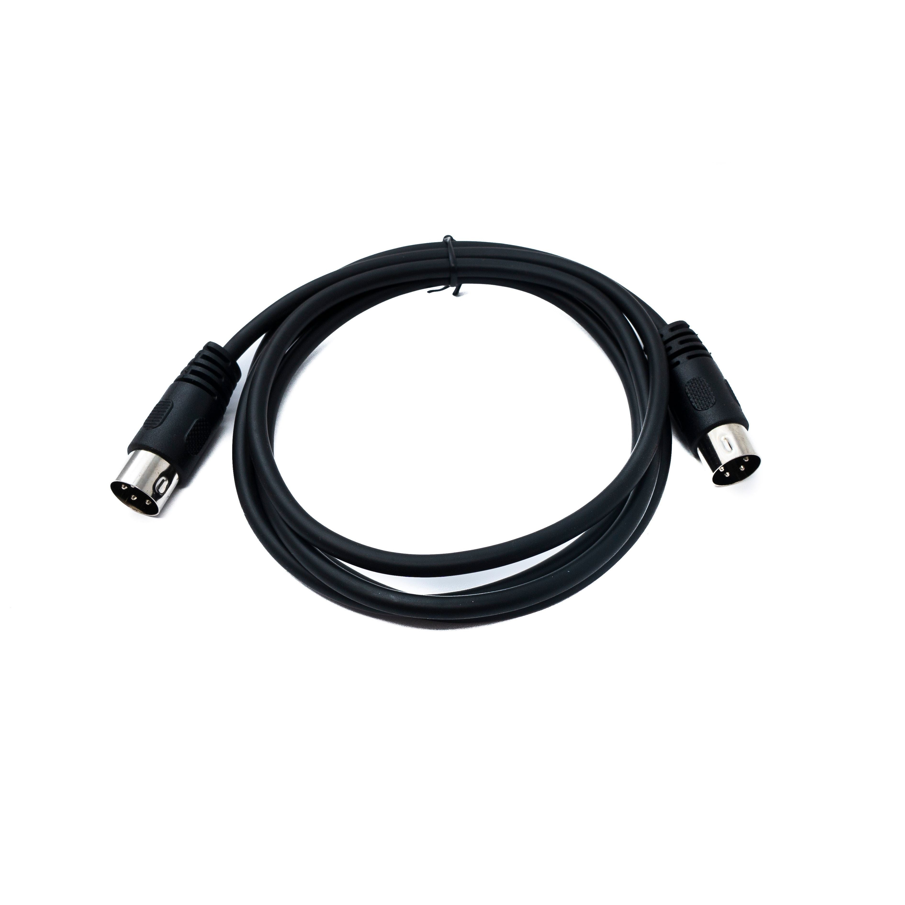 SYSTEM-S S-Video Kabel 150 cm Din 4 Pin Stecker zu Stecker Schwarz