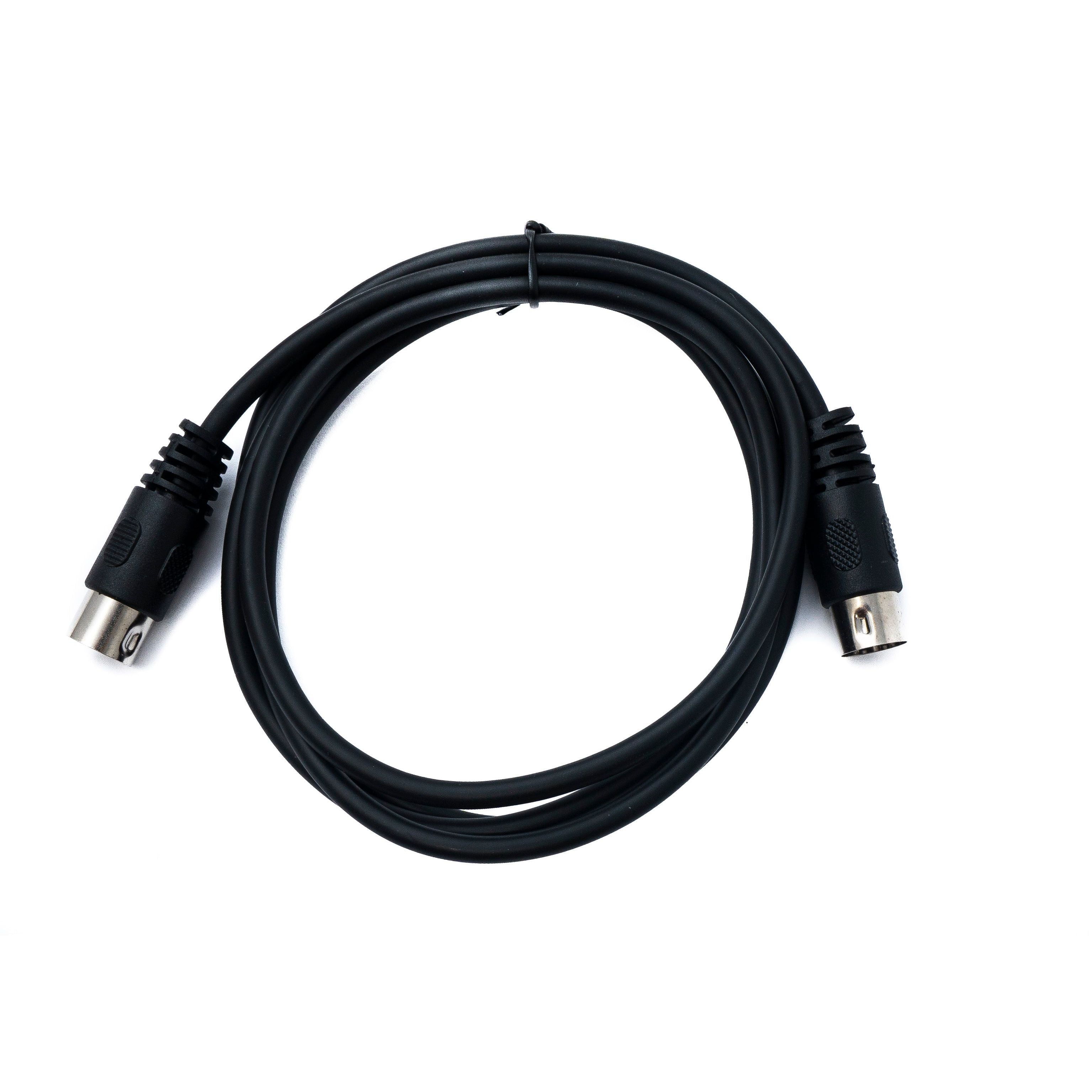 SYSTEM-S S-Video Kabel 150 cm Din 4 Pin Stecker zu Stecker Schwarz