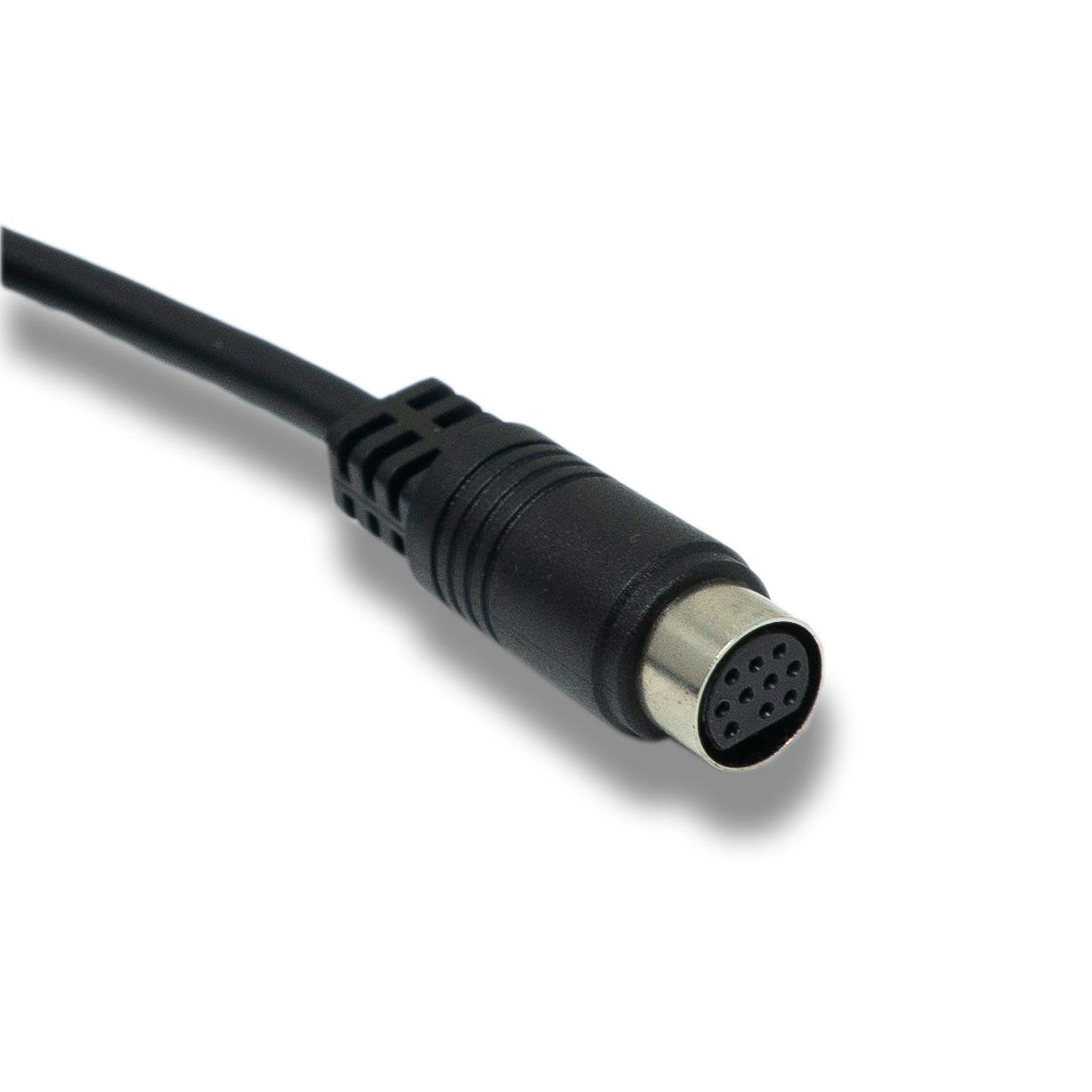 SYSTEM-S S-Video Kabel 150 cm Mini Din 10 Pin Buchse zu Buchse in Schwarz