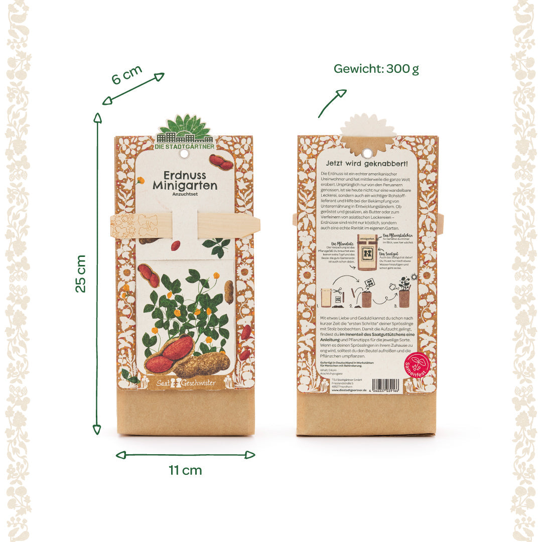 Anzuchtset – Minigarten Erdnuss