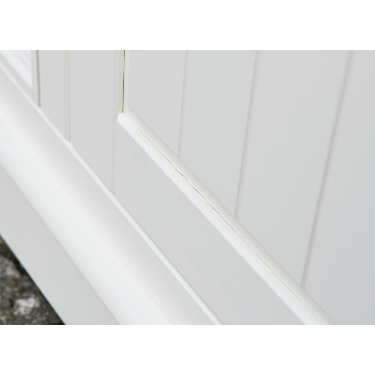 Bologna Elegante Massivholz Kiefer Kommode 3.3 | Farbe Weiß - Eiche