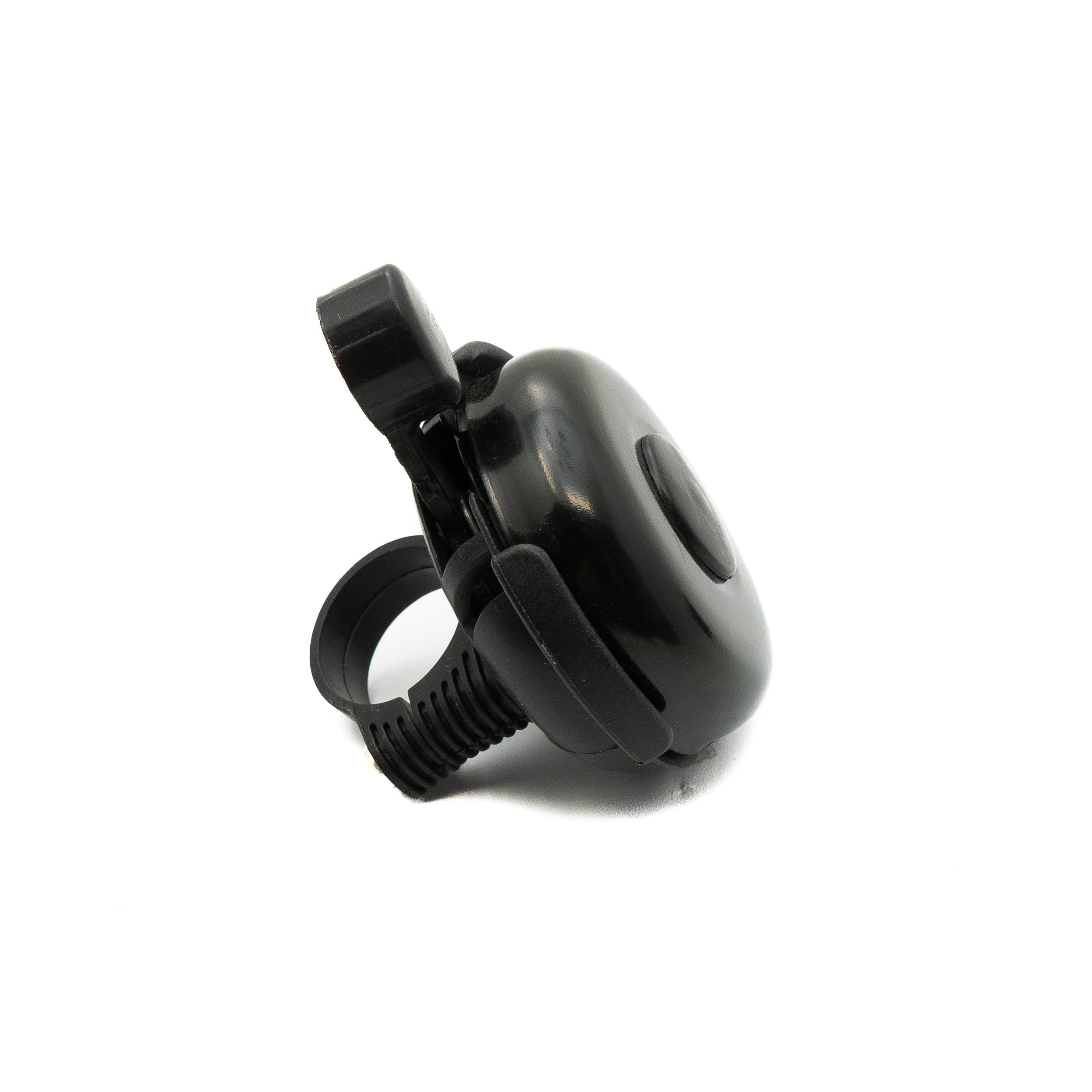 Fahrradklingel Retro Look Aus Aluminium Schwarz Mit Lenkerbefestigung Für 21,7 Bis 24 Mm