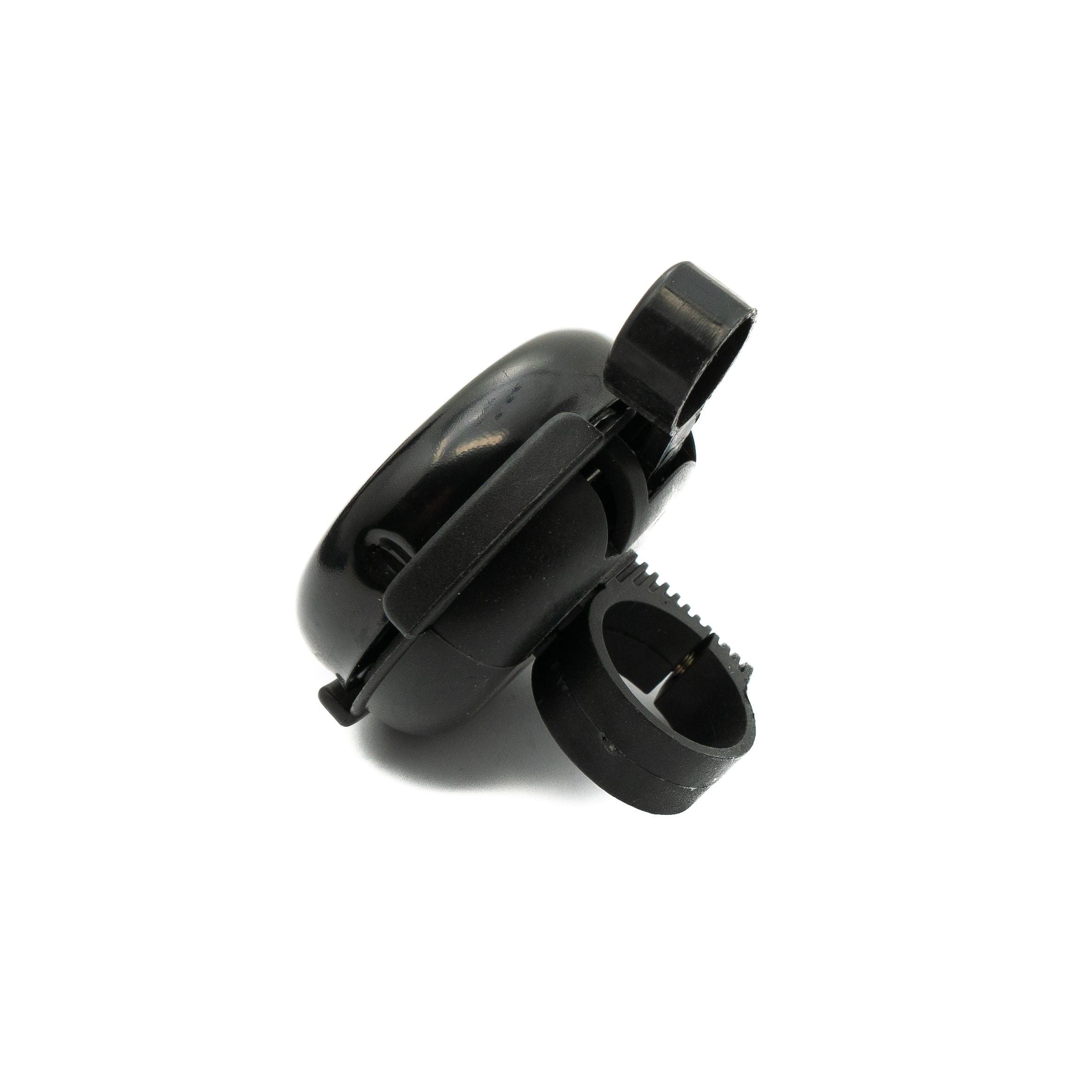 Fahrradklingel Retro Look Aus Aluminium Schwarz Mit Lenkerbefestigung Für 21,7 Bis 24 Mm