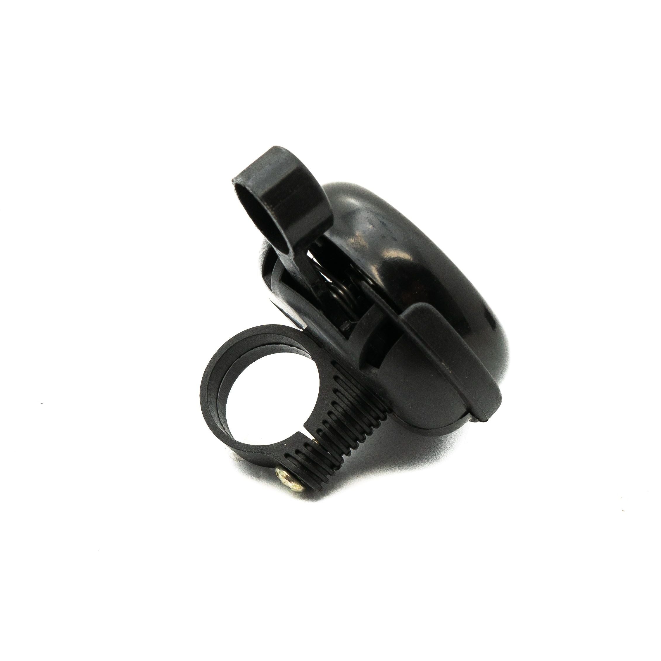 Fahrradklingel Retro Look Aus Aluminium Schwarz Mit Lenkerbefestigung Für 21,7 Bis 24 Mm