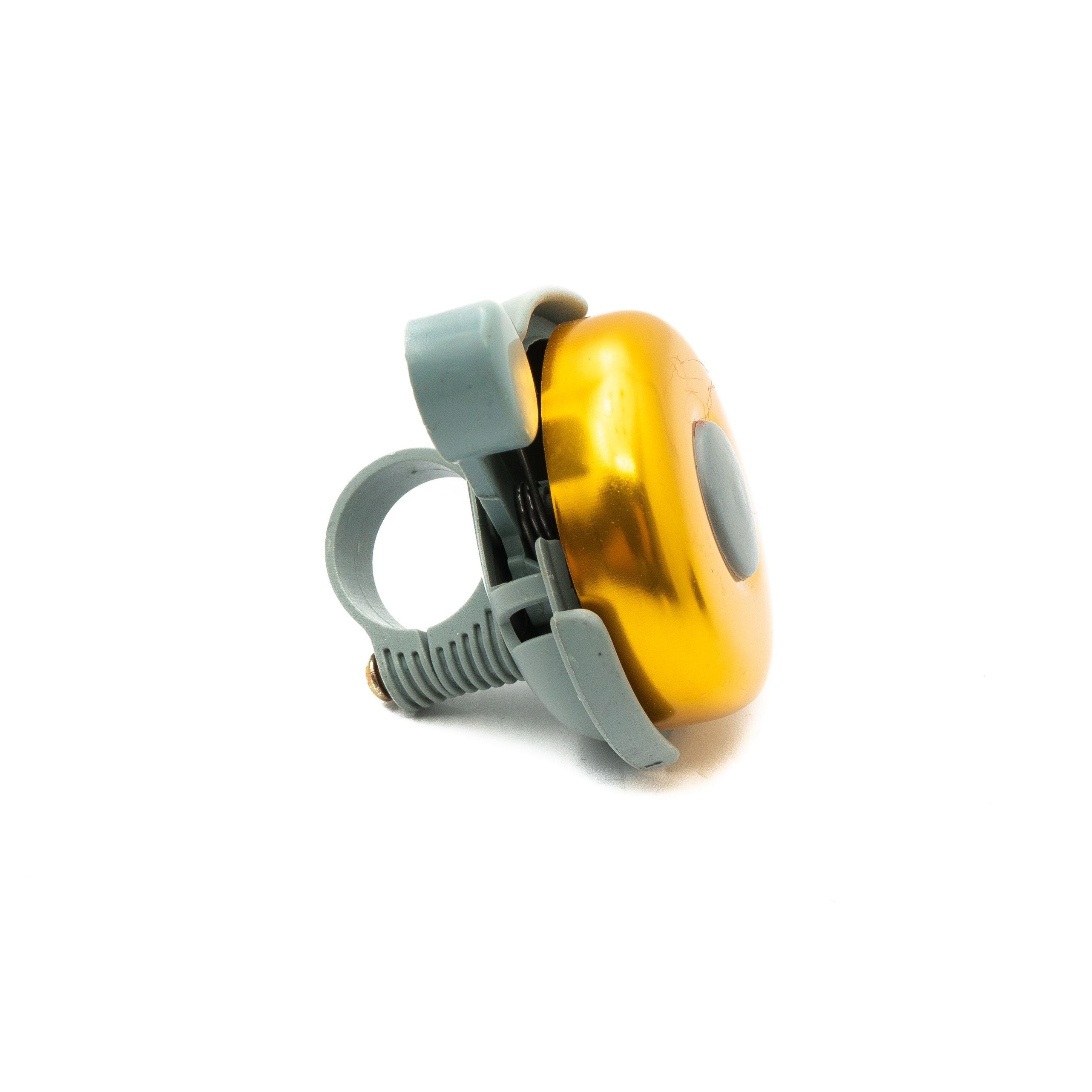 Fahrradklingel Gelb Glänzend Im Retro Look Aus Aluminium Leichtes Lenkerzubehör 21,7 Bis 24 mm