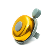 Fahrradklingel Gelb Glänzend Im Retro Look Aus Aluminium Leichtes Lenkerzubehör 21,7 Bis 24 mm
