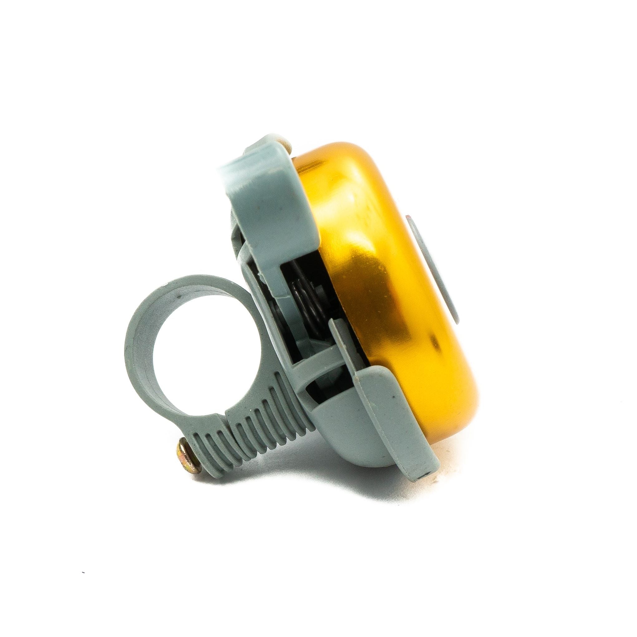 Fahrradklingel Gelb Glänzend Im Retro Look Aus Aluminium Leichtes Lenkerzubehör 21,7 Bis 24 mm