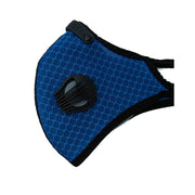 Staubmaske Mit Austauschbarem Aktivkohlefilter Aus Nylon Für Outdoor Jogging Blau