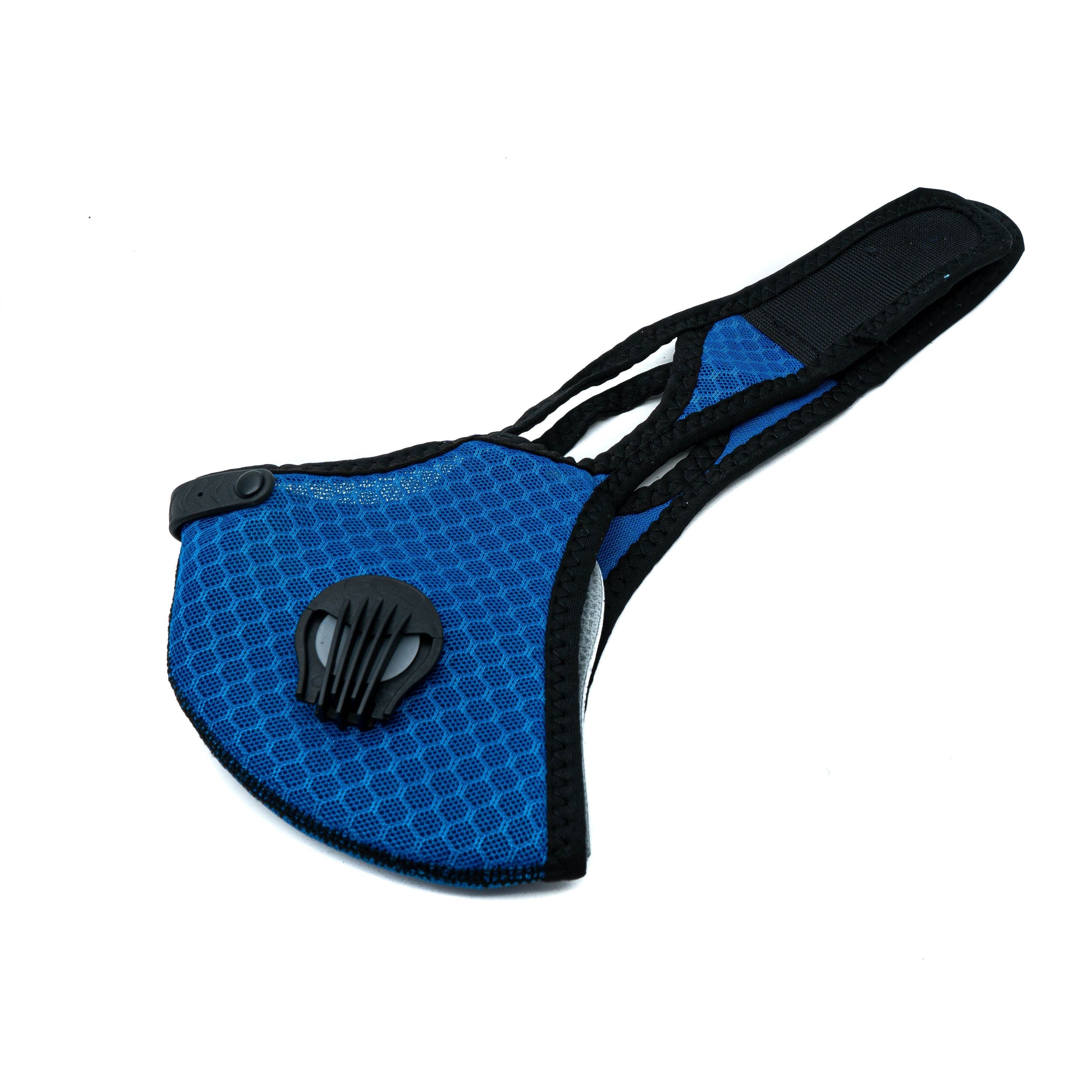 Staubmaske Mit Austauschbarem Aktivkohlefilter Aus Nylon Für Outdoor Jogging Blau
