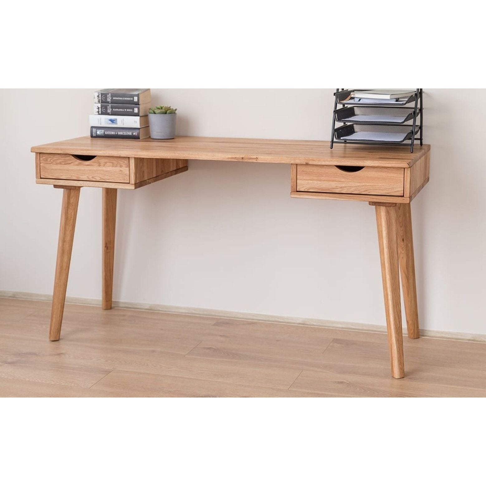 Savona Massivholz Eichentisch Schreibtisch 2.0