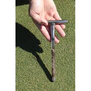 Probennehmer / Bodenstecher aus Edelstahl - für Rasen und Golfgreens