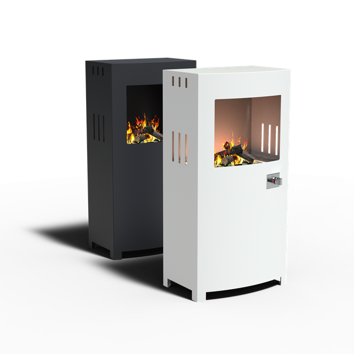 Aluminium ADEZZ sale Außenkamin aus Aluminium RAL7021