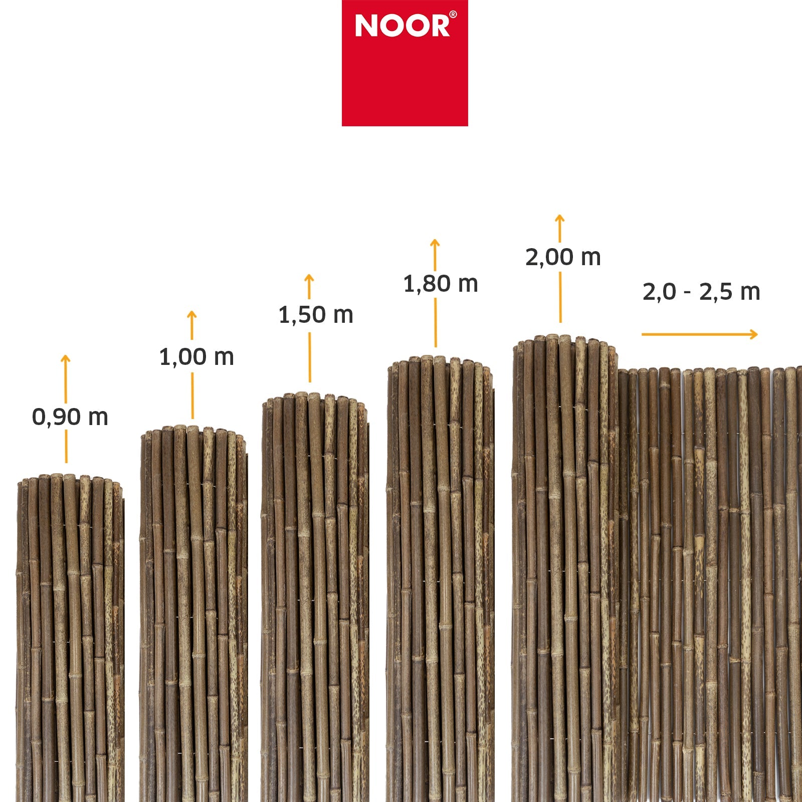 Bambusmatte Black Edition - Verschiedene Größen