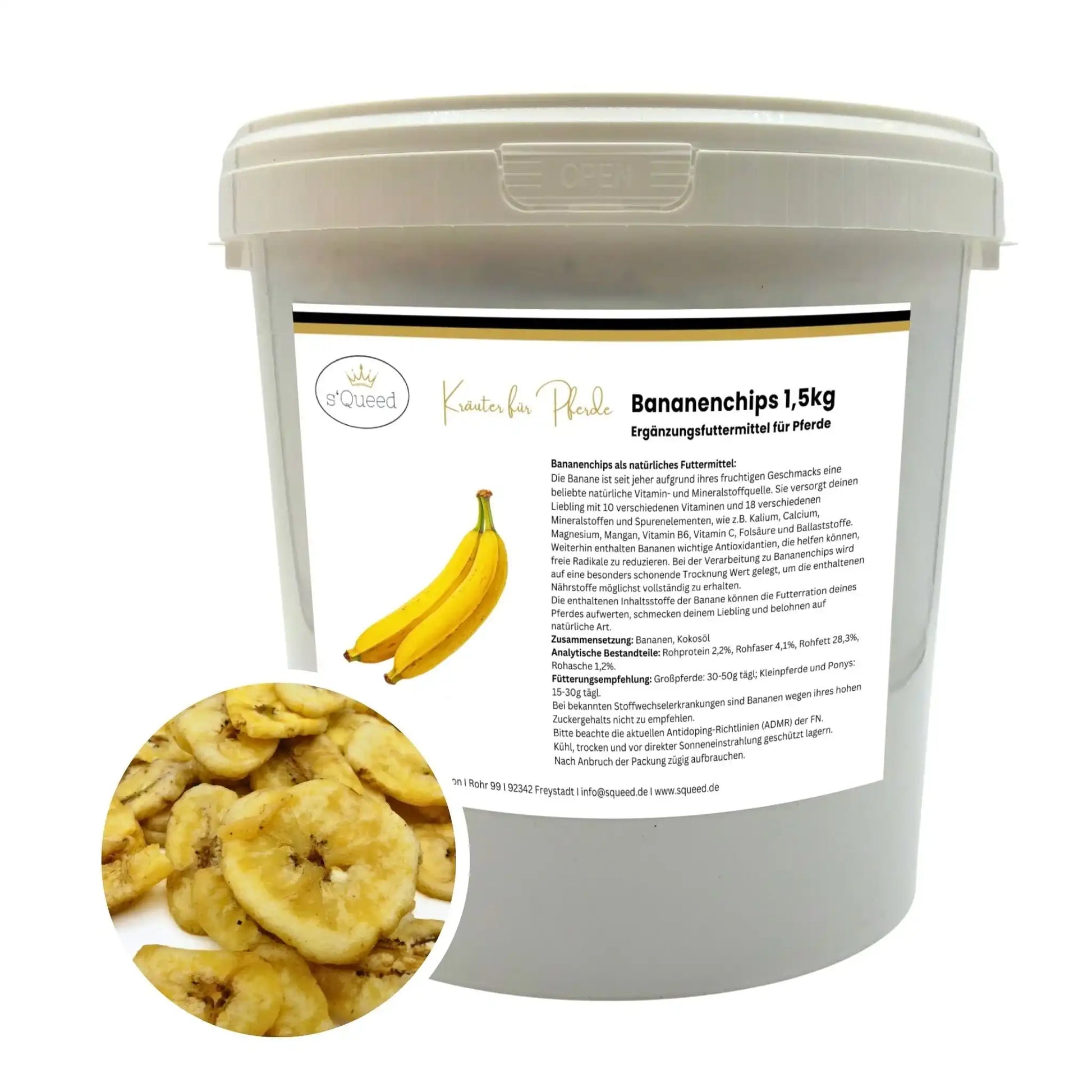 Bananen Chips Für Pferde Ungesüßt Getrocknete Bananenscheiben Natürlicher Pferde Snack Ergänzungsfuttermittel by s`Queed