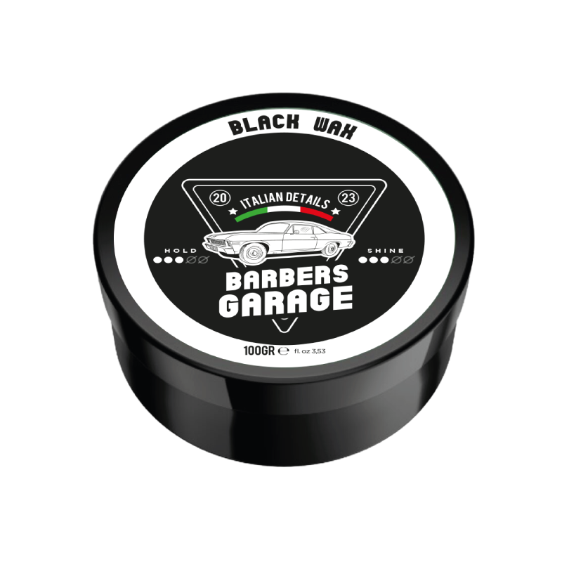 Barbers Garage schwarzes Haarwachs gegen graue Haare (100g)