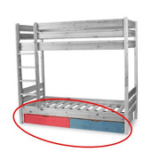 Bettkasten Leo Geschwisterbett Hochbett | 2 Etagenbett | Kinderbett | Zwillingsbett 2x90x200 cm