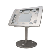 SYSTEM-S Tischhalterung 360° Ständer abschließbar für iPad Mini 6 (2021) in Grau