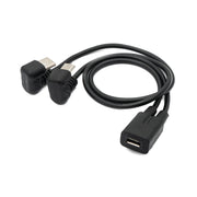 USB C Zu Micro B Kabel 30 Cm Mit 180 Grad Winkel Schwarz USB 3.1 Kompatibel 2.0 Micro B