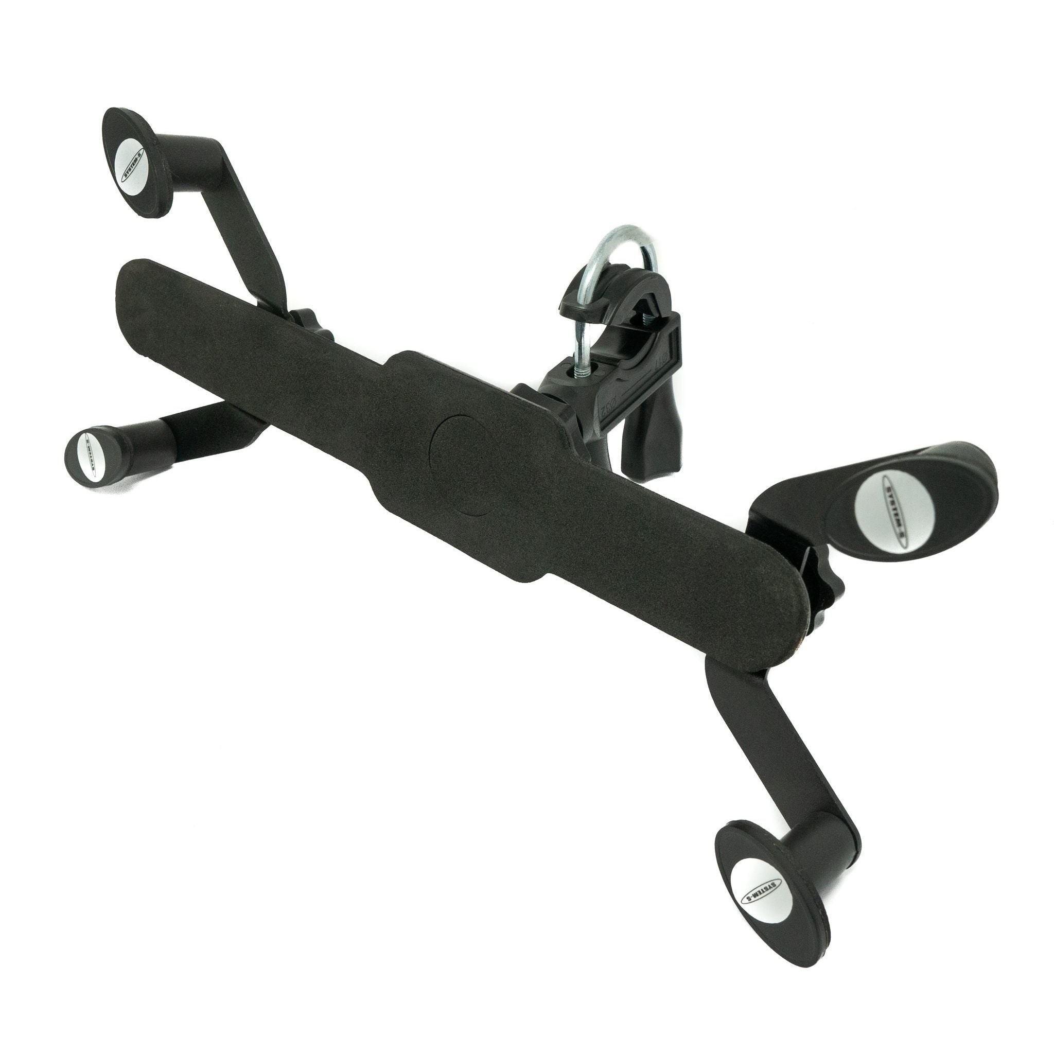 SYSTEM-S Halterung Halter für Laufband Fahrrad Heimtrainer Bike Lenker für Tablet PC