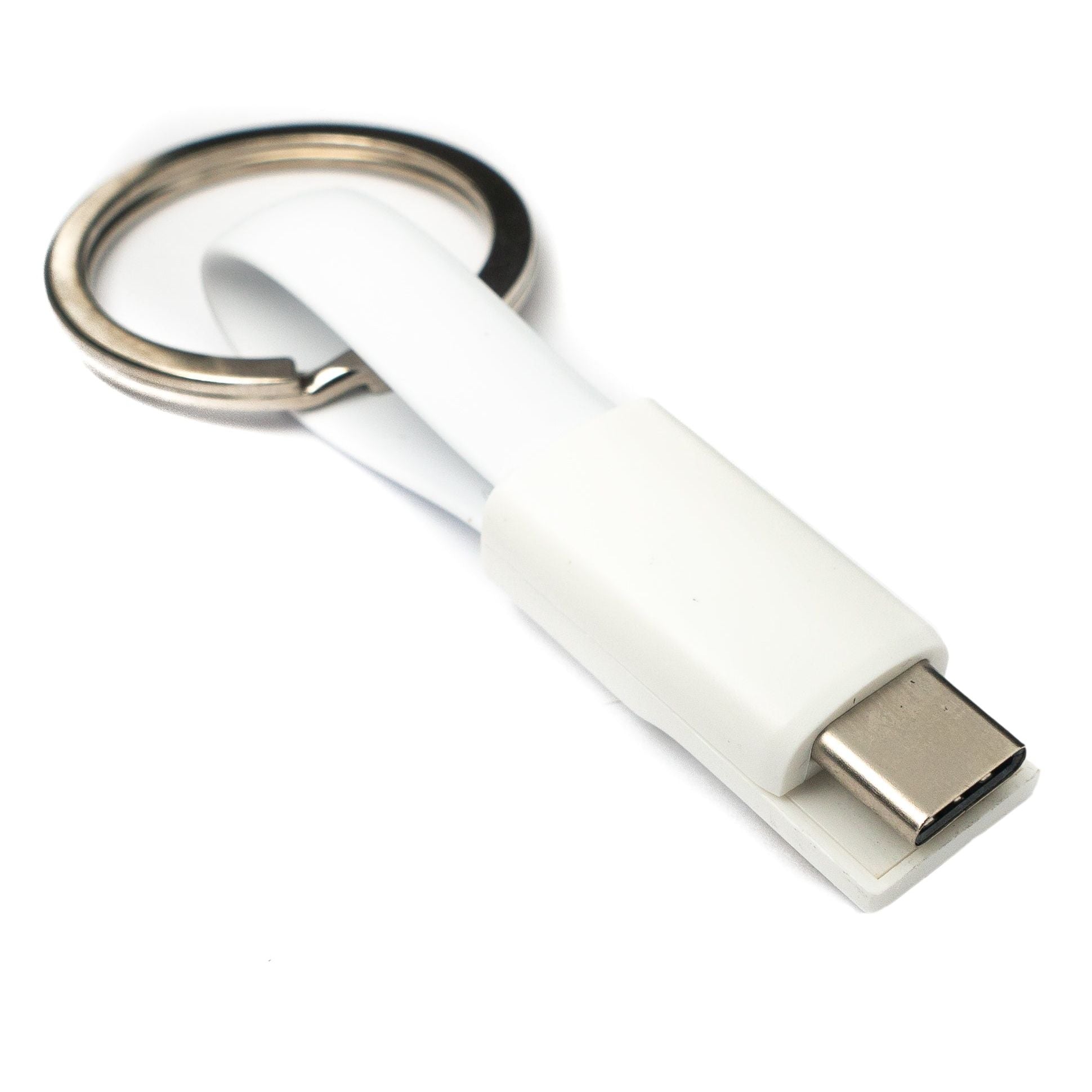 System S USB 3.1 Typ C Auf USB 2.0 Typ A Schlüsselanhänger Kabel 10 cm Weiß Praktisch Kompakt