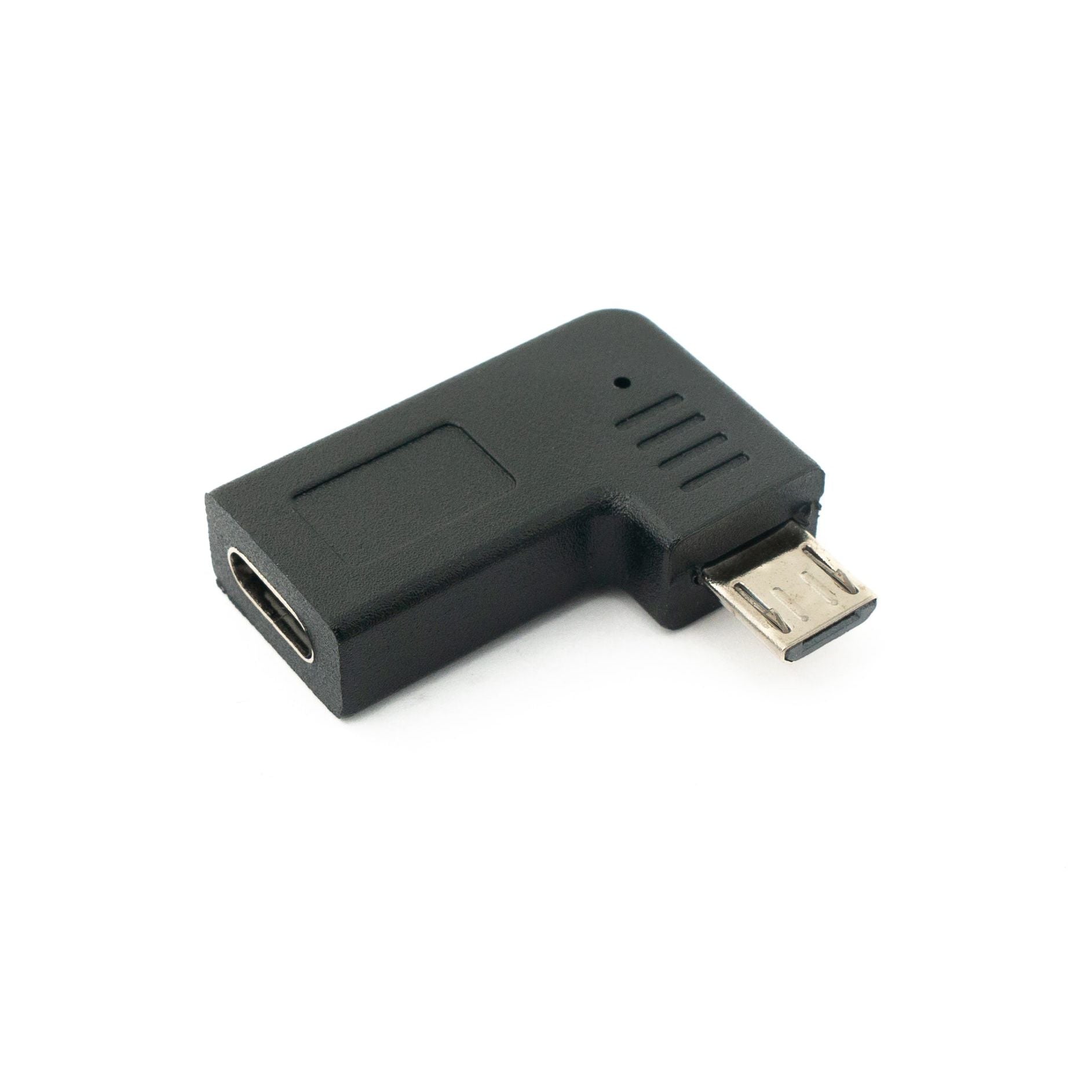 USB 3.1 Adapter Typ C Buchse Zu Micro B Stecker Winkel Links Nur Ladefunktion Keine Datenübertragung