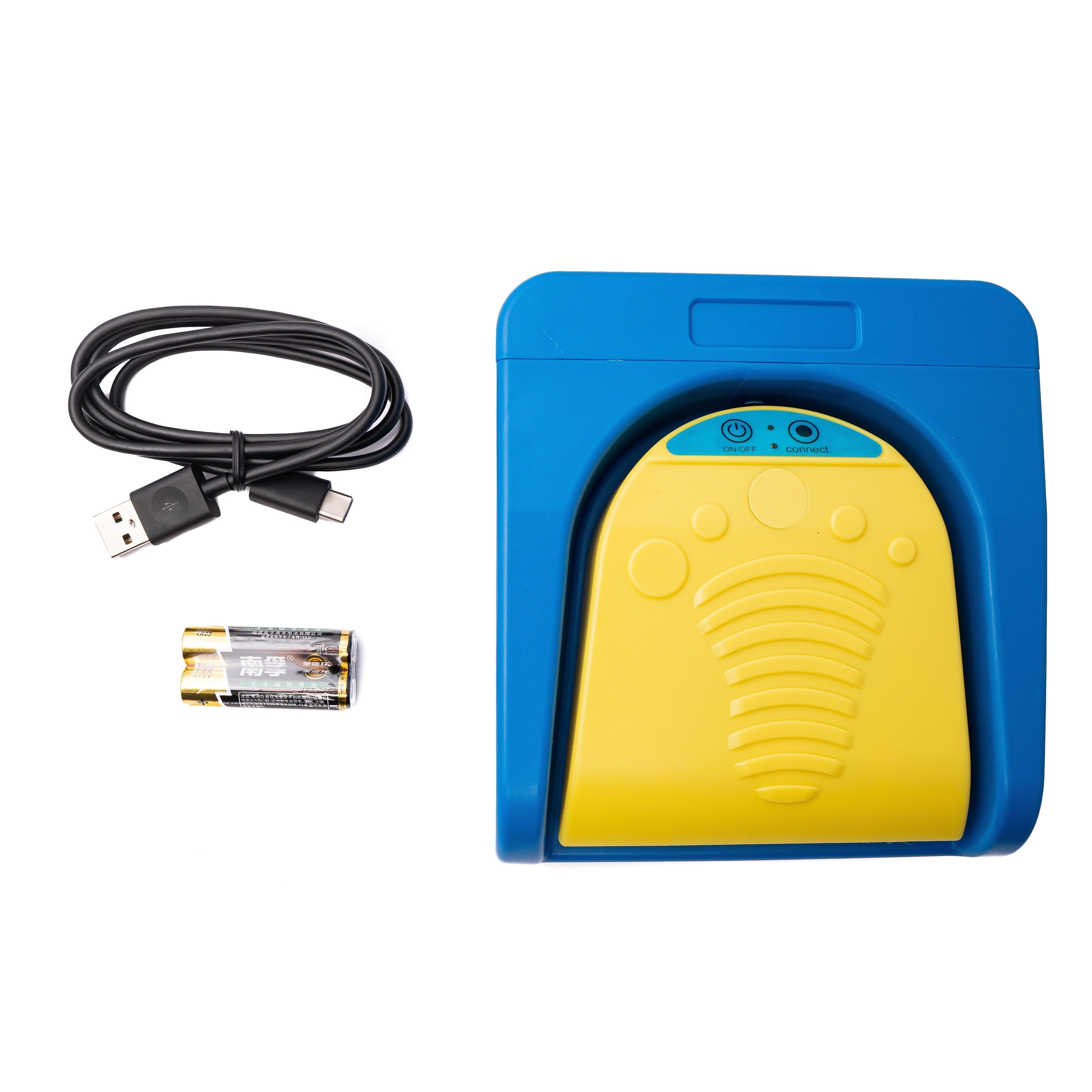 Bluetooth Fußpedal Kabellose USB C Steuerung Mit Programmierbaren Hotkeys Für PC Anwendungen